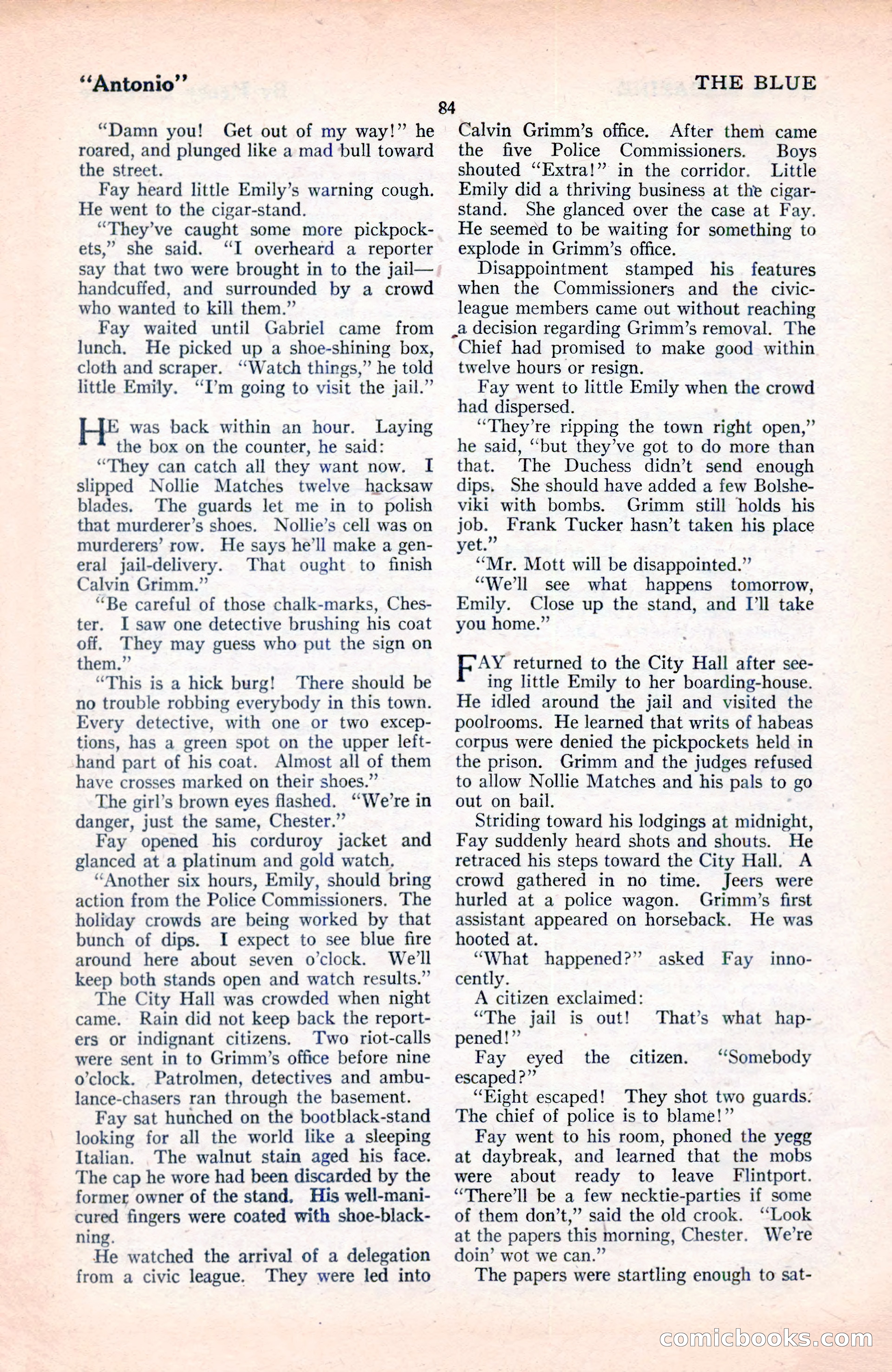 The Blue Book Magazine, June 1920 — page 90 of 208