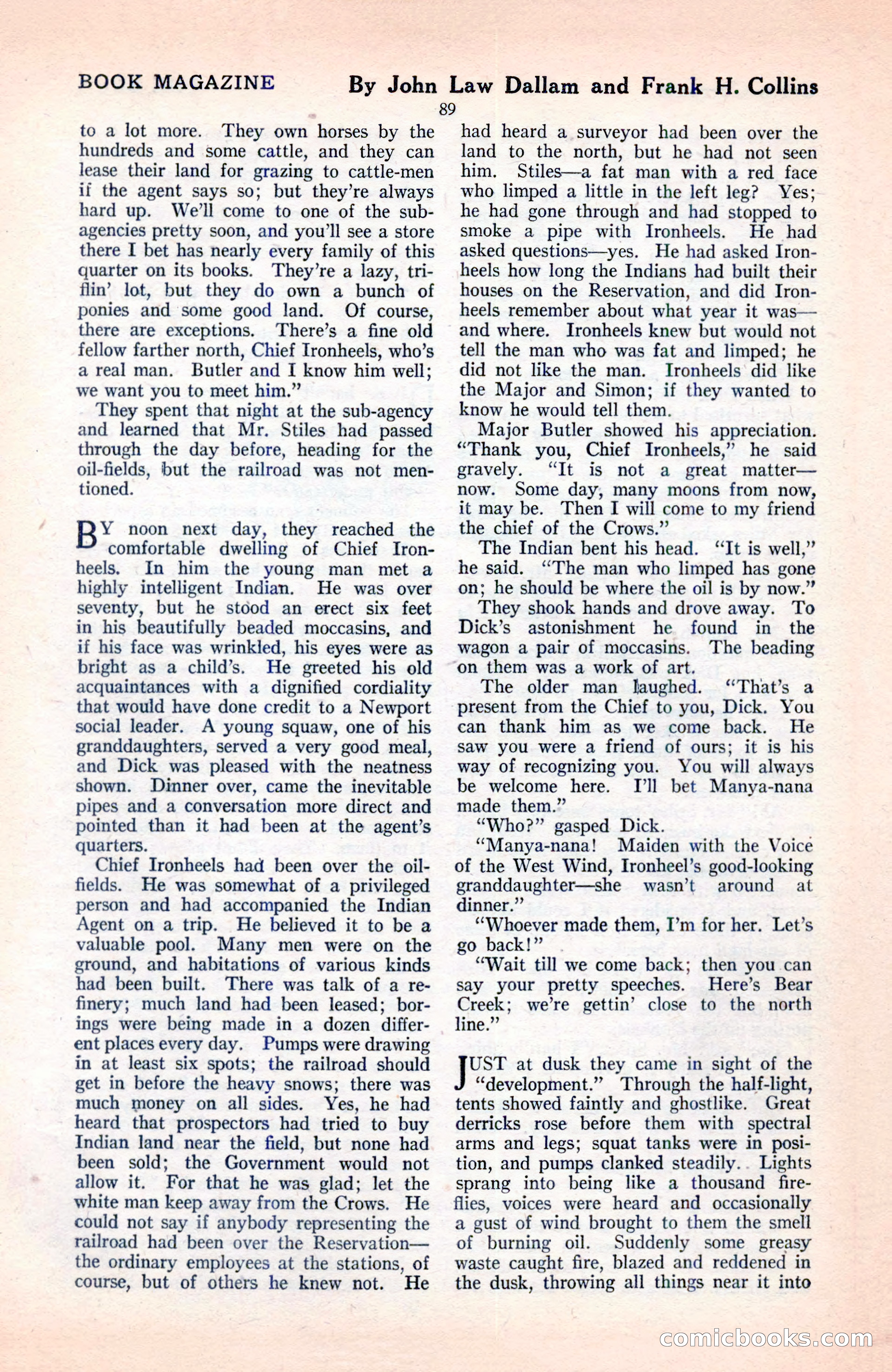 The Blue Book Magazine, June 1920 — page 95 of 208
