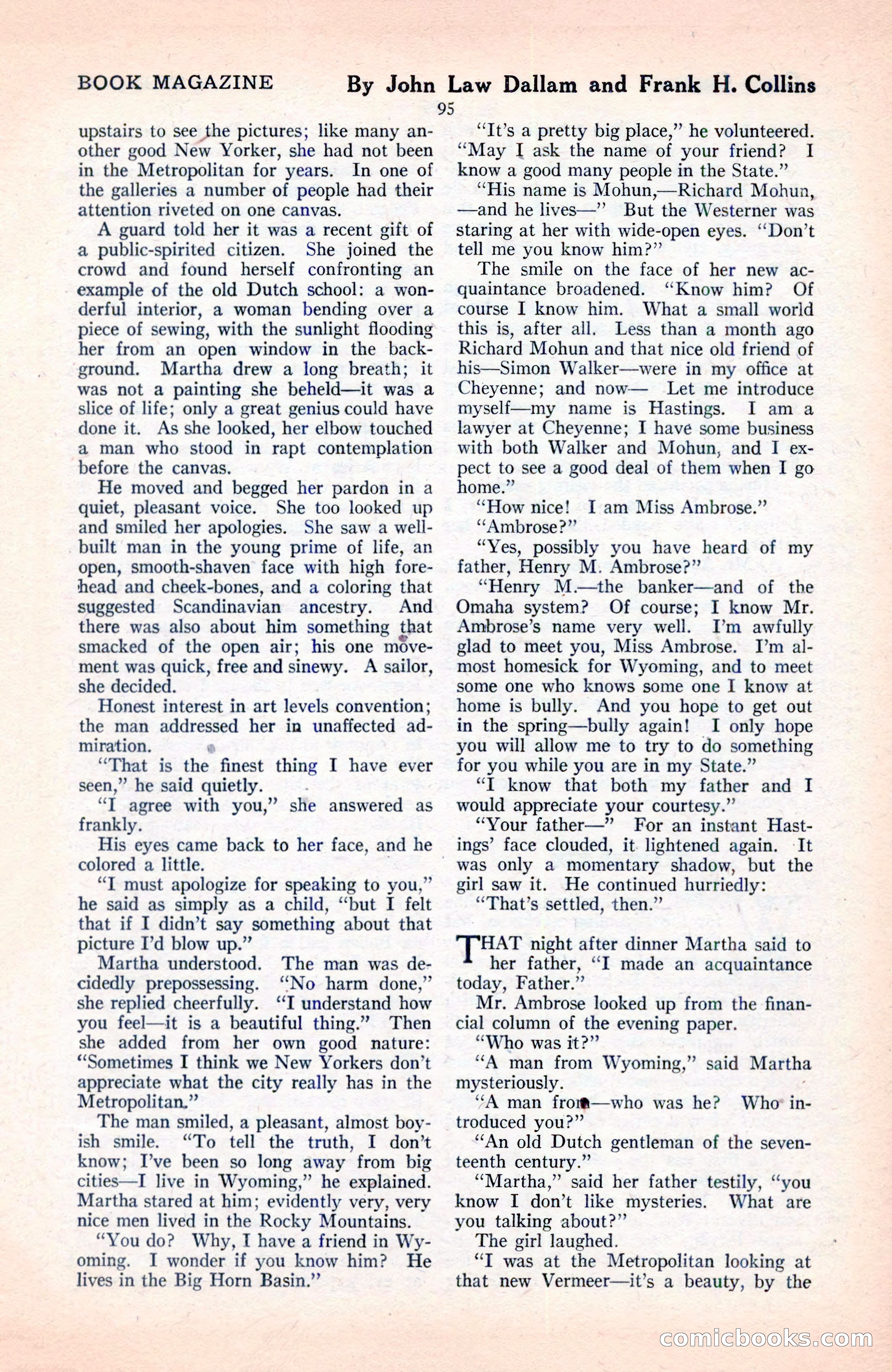 The Blue Book Magazine, June 1920 — page 101 of 208