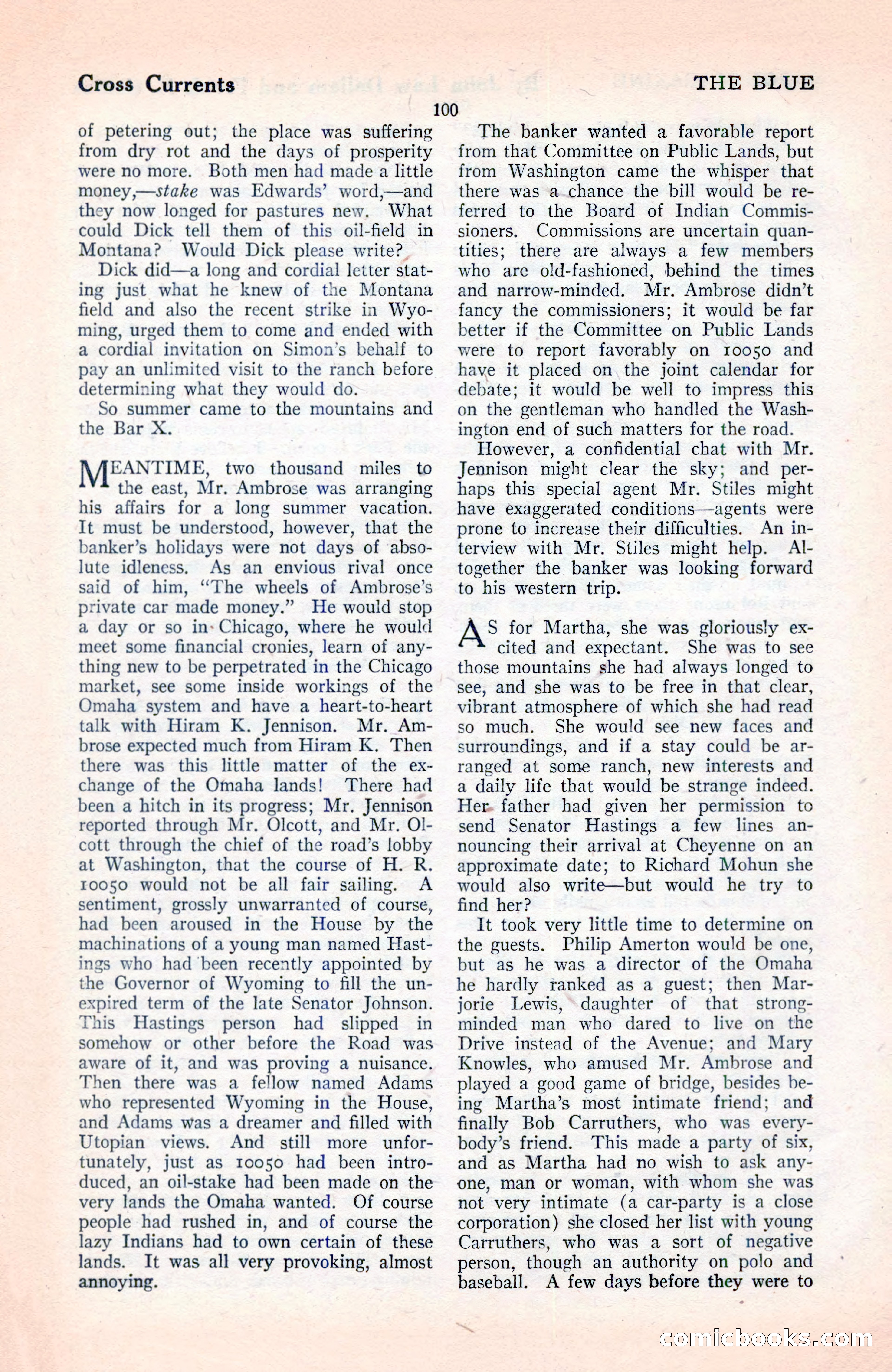 The Blue Book Magazine, June 1920 — page 106 of 208