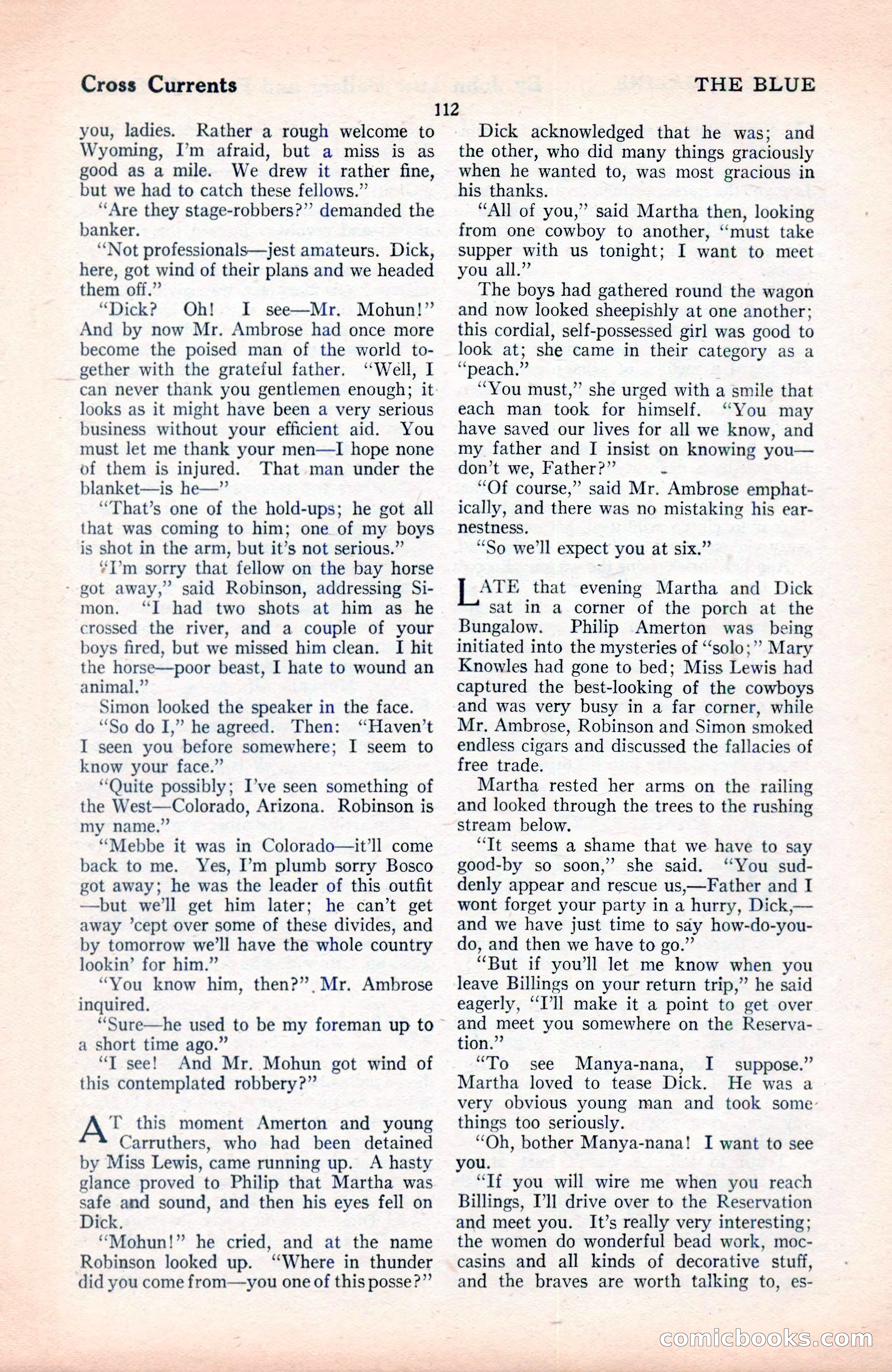 The Blue Book Magazine, June 1920 — page 118 of 208