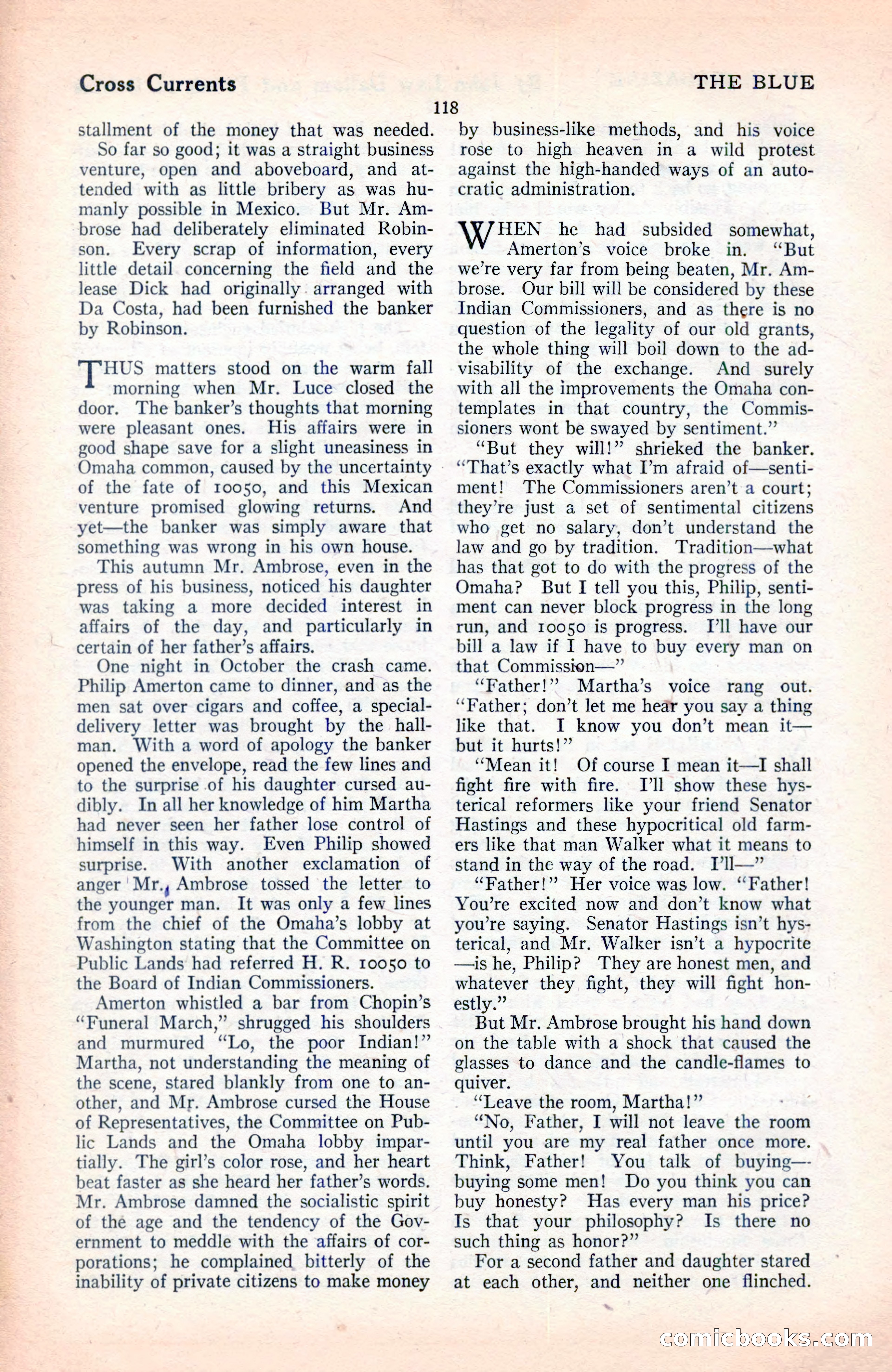 The Blue Book Magazine, June 1920 — page 124 of 208
