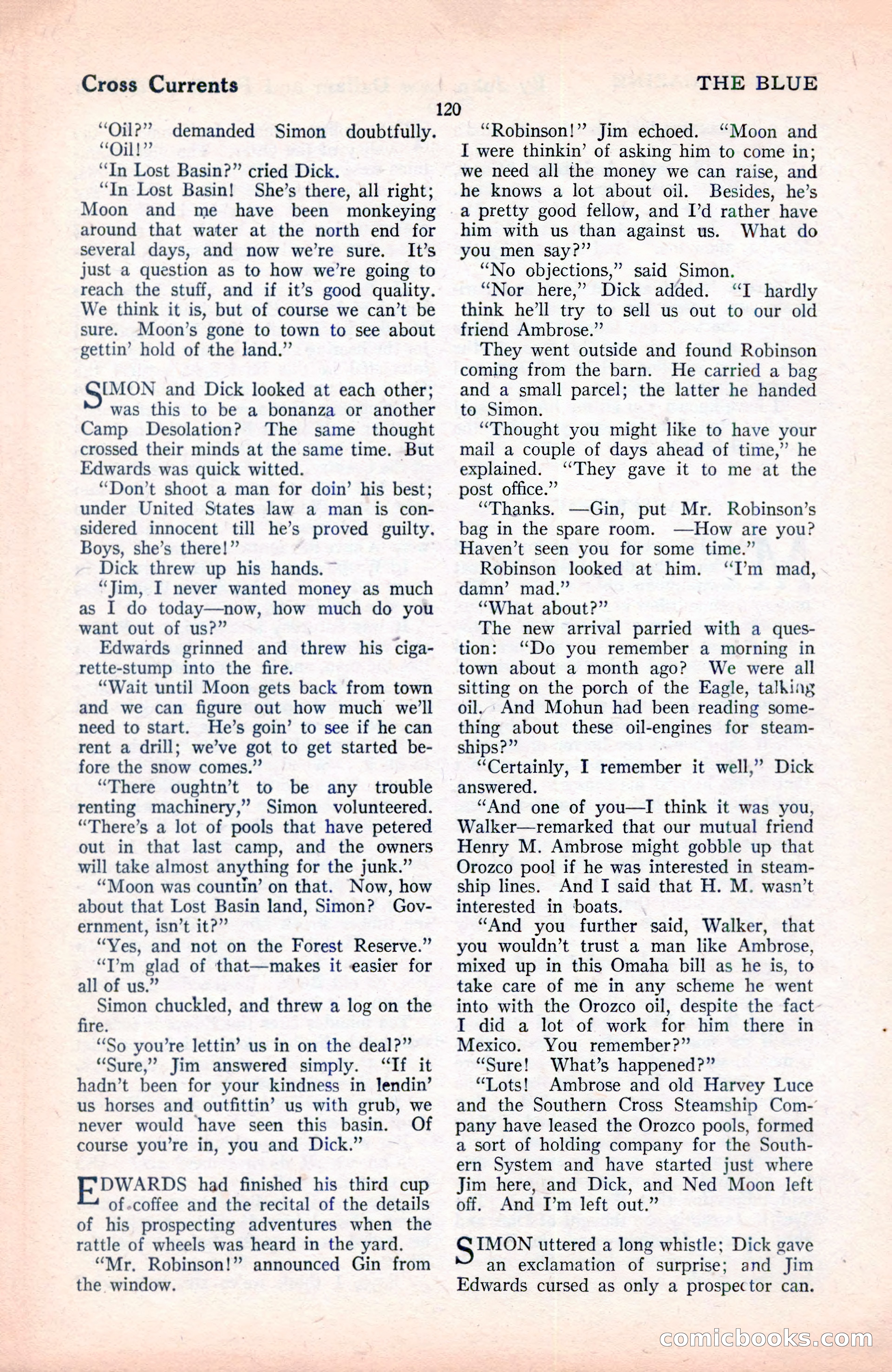 The Blue Book Magazine, June 1920 — page 126 of 208