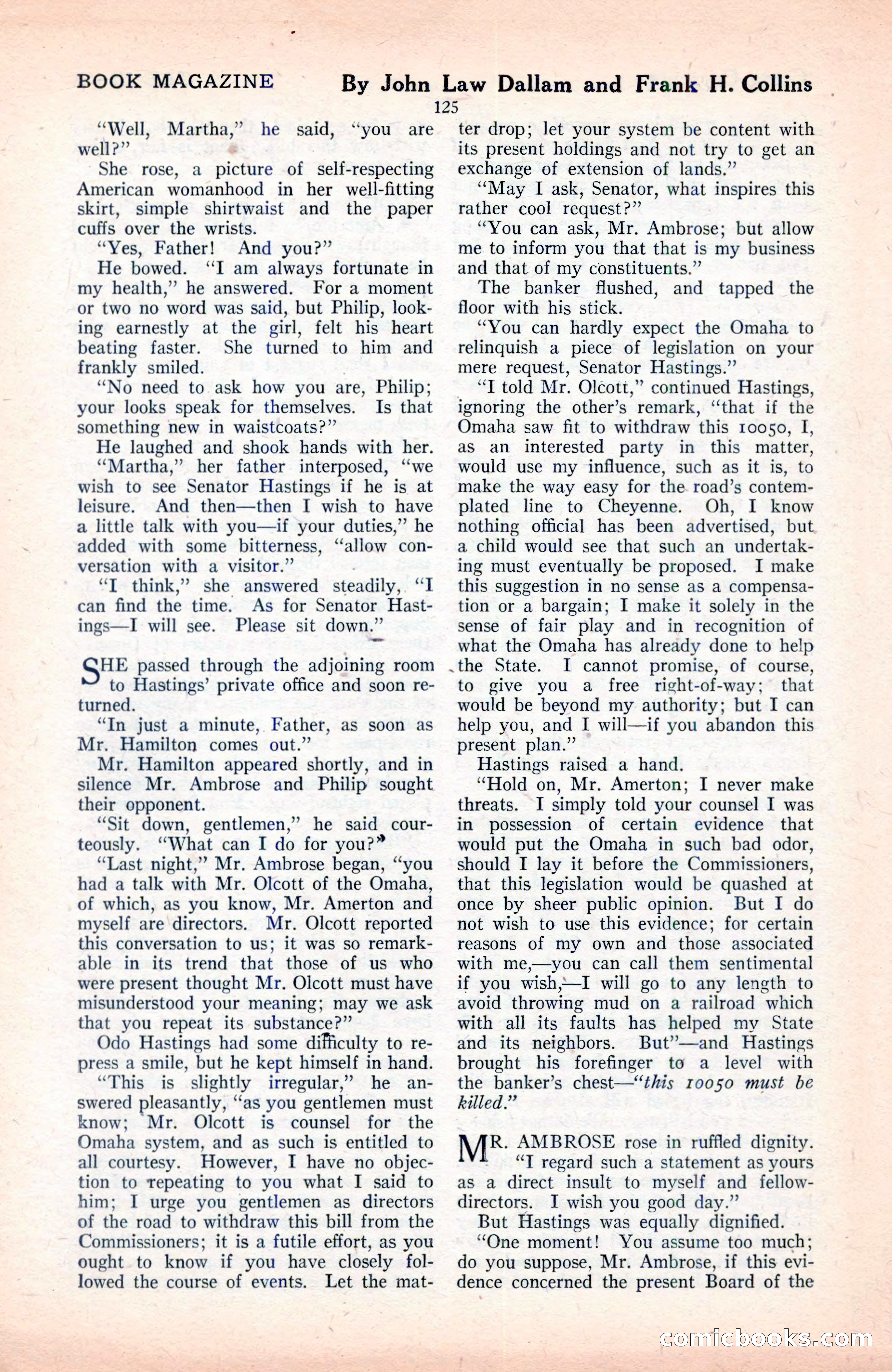 The Blue Book Magazine, June 1920 — page 131 of 208