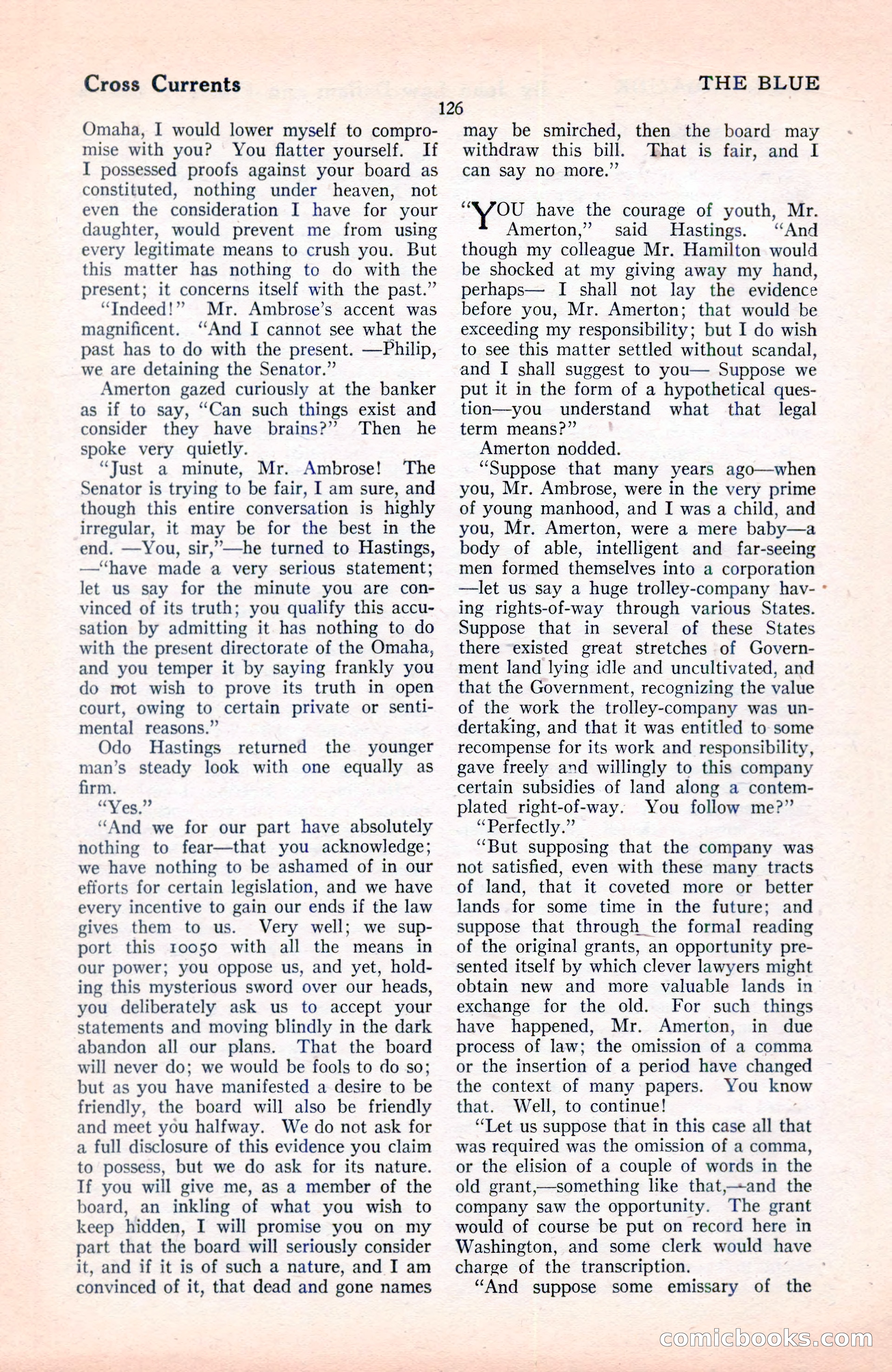 The Blue Book Magazine, June 1920 — page 132 of 208