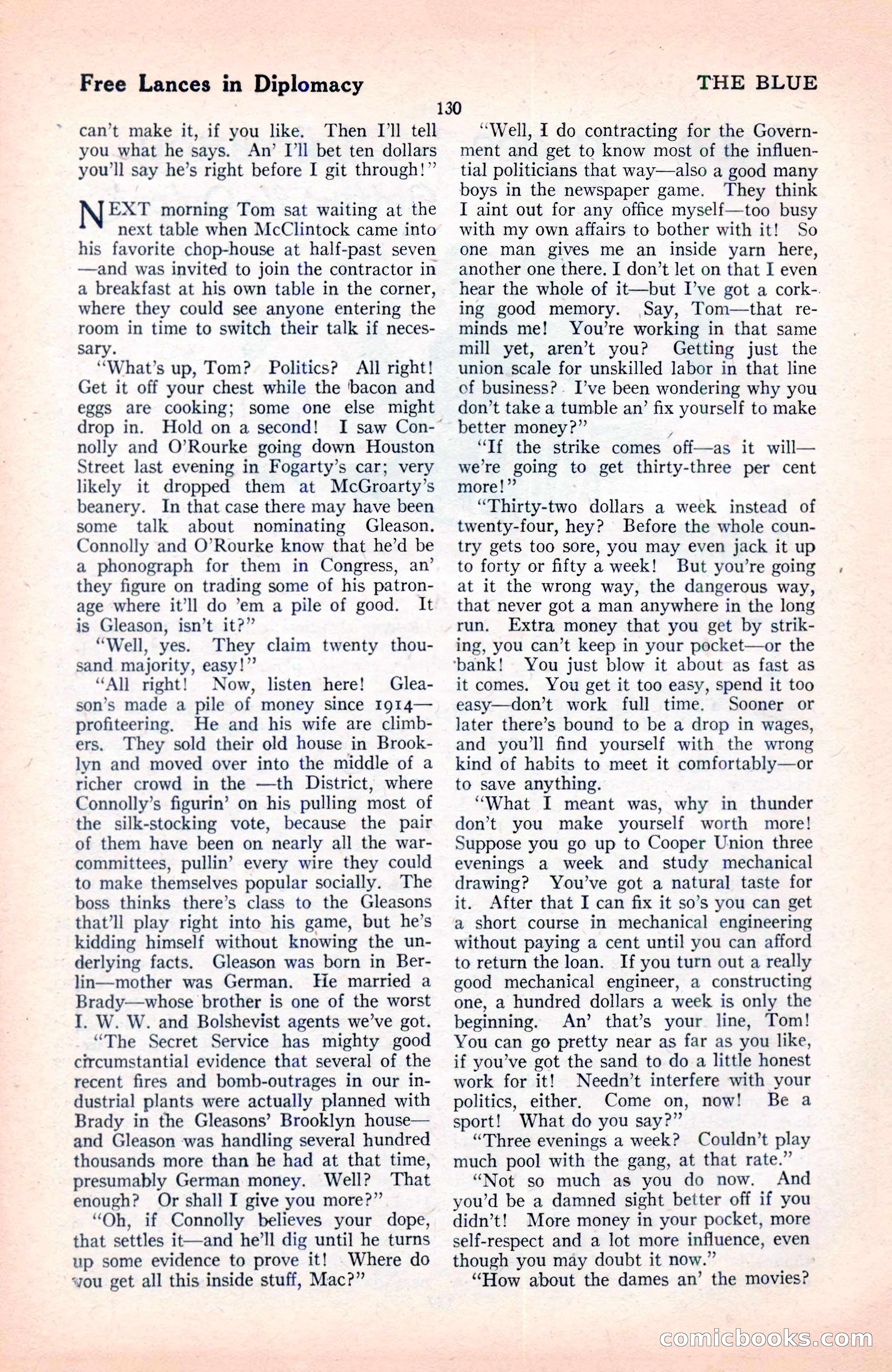 The Blue Book Magazine, June 1920 — page 136 of 208