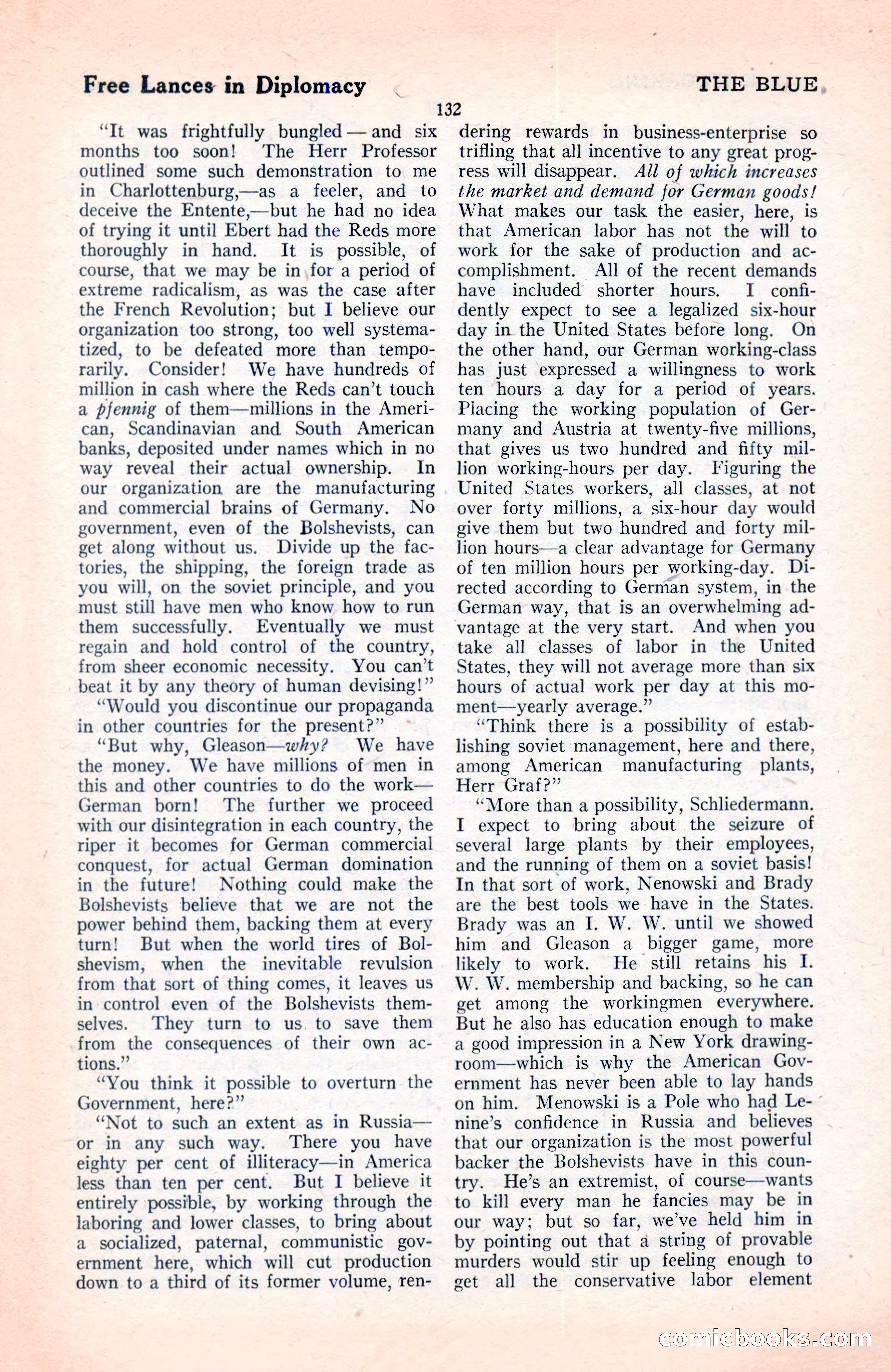 The Blue Book Magazine, June 1920 — page 138 of 208