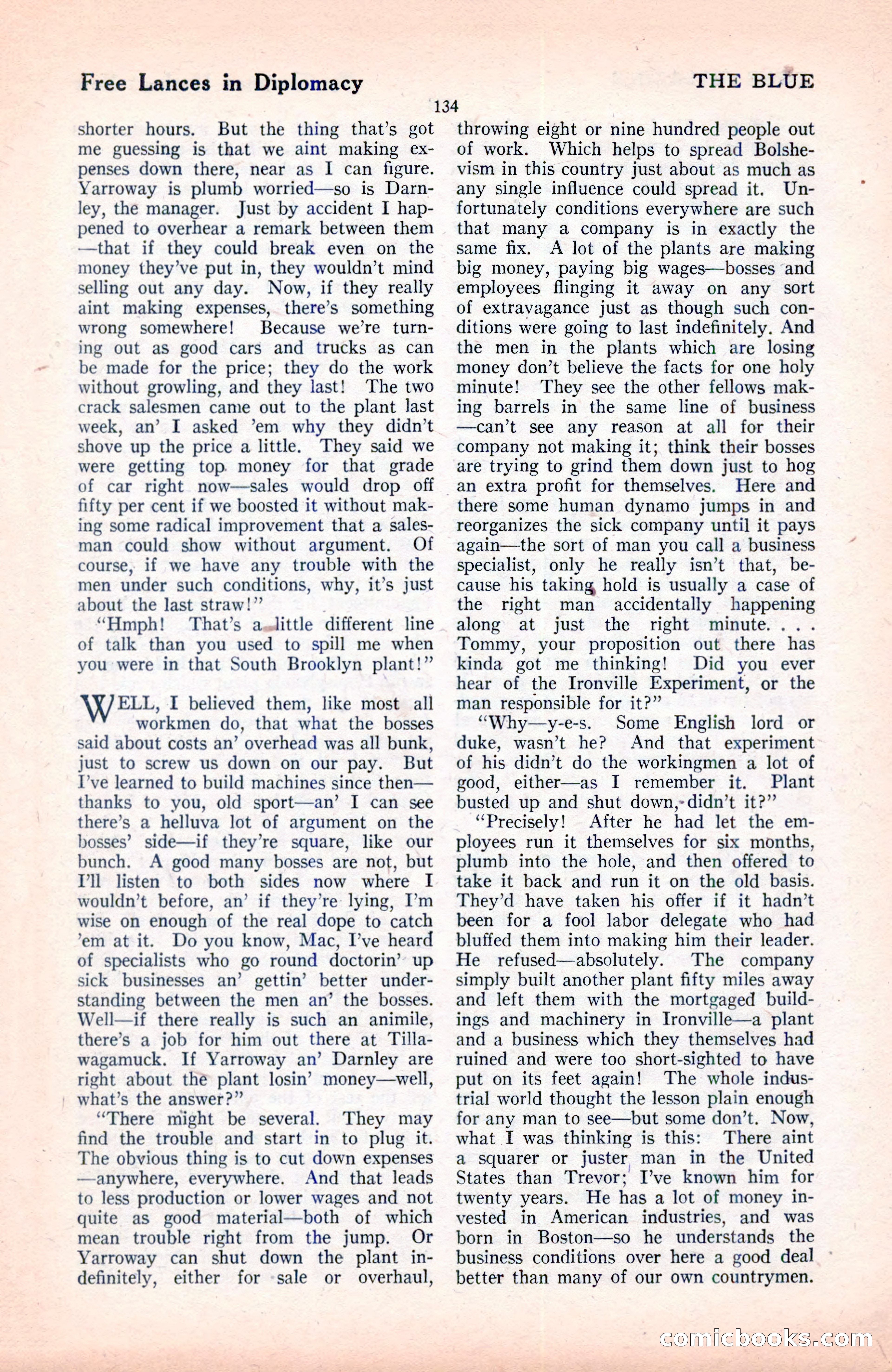The Blue Book Magazine, June 1920 — page 140 of 208