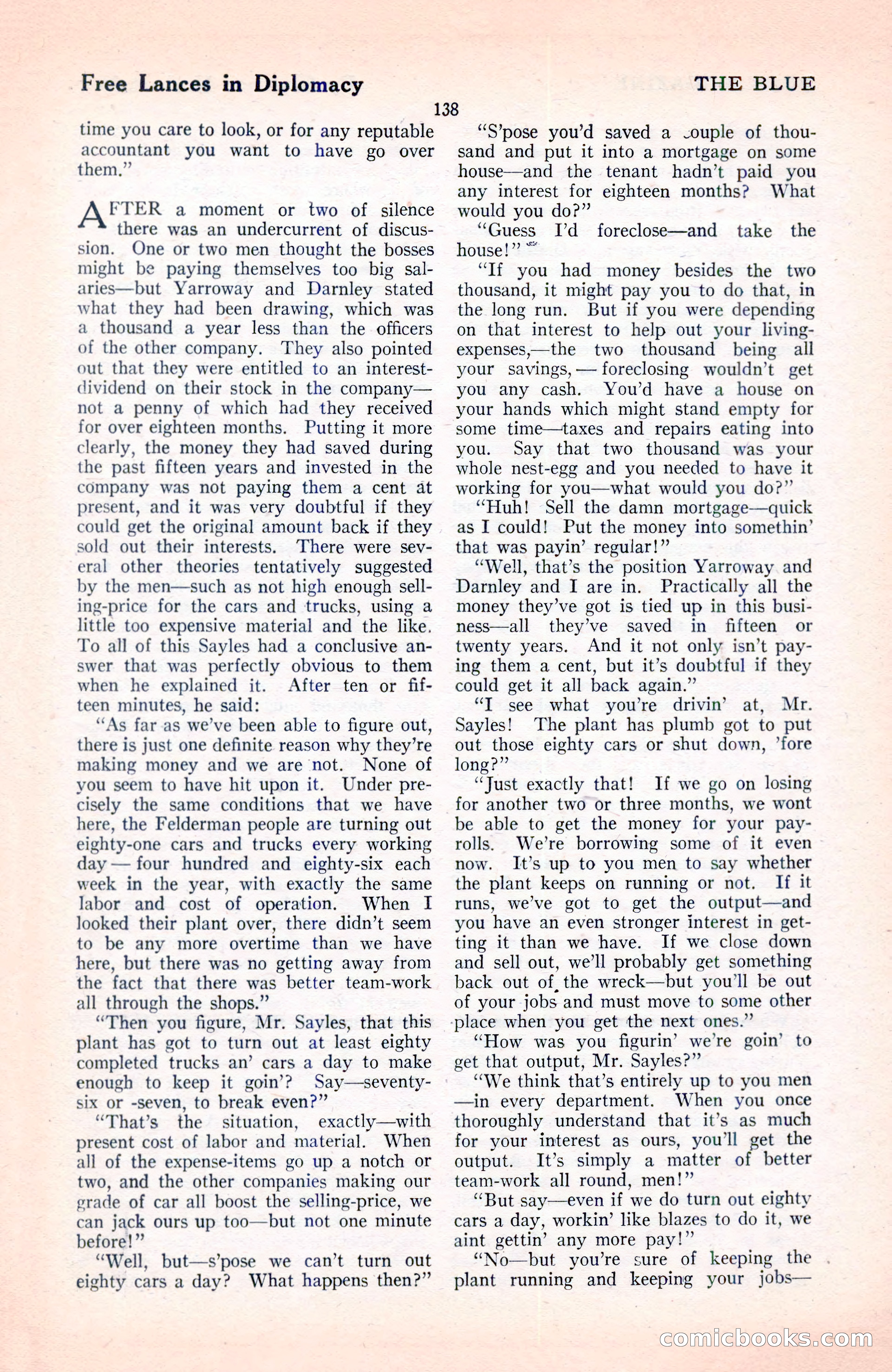 The Blue Book Magazine, June 1920 — page 144 of 208