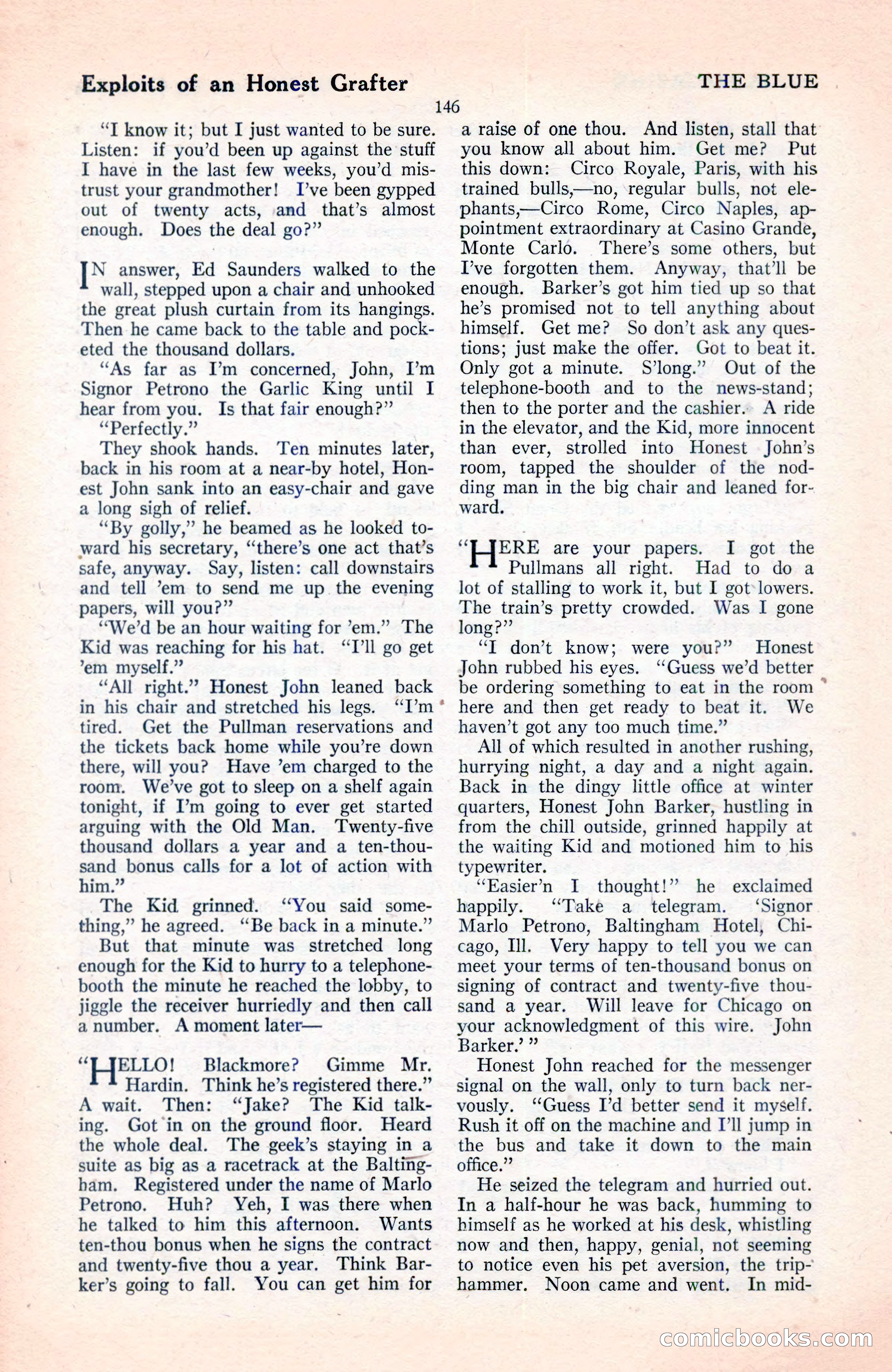 The Blue Book Magazine, June 1920 — page 152 of 208