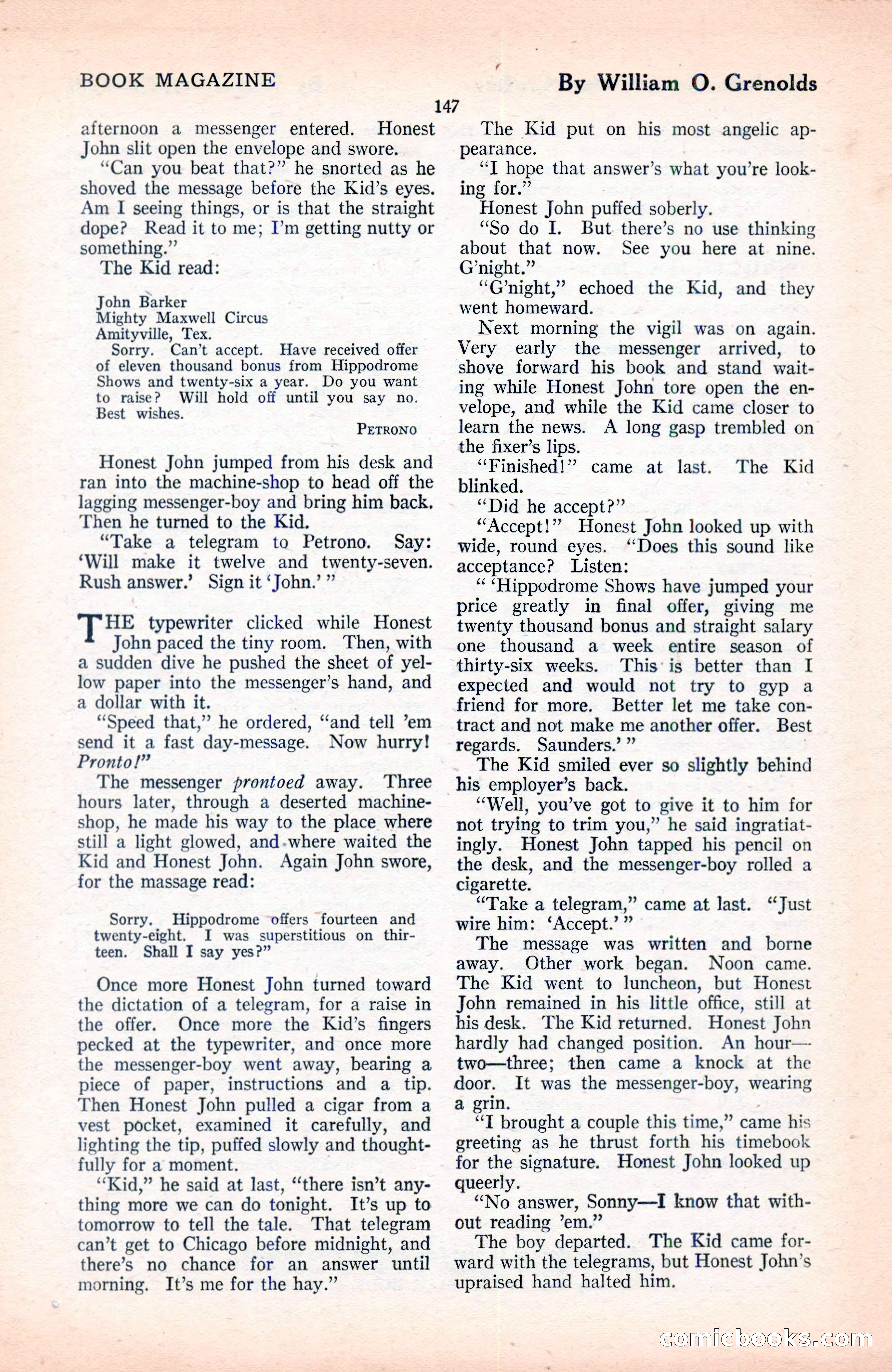 The Blue Book Magazine, June 1920 — page 153 of 208