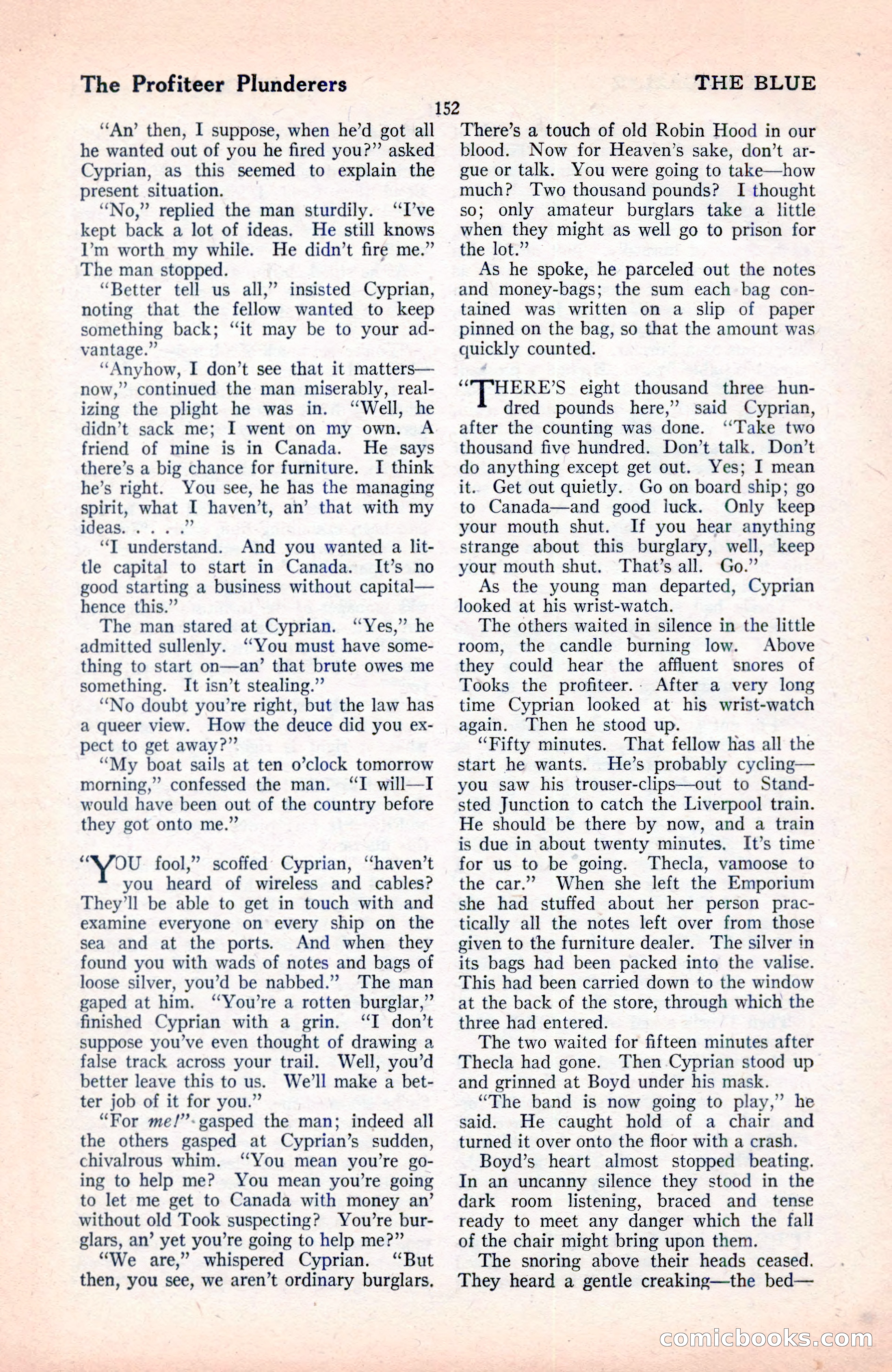 The Blue Book Magazine, June 1920 — page 158 of 208