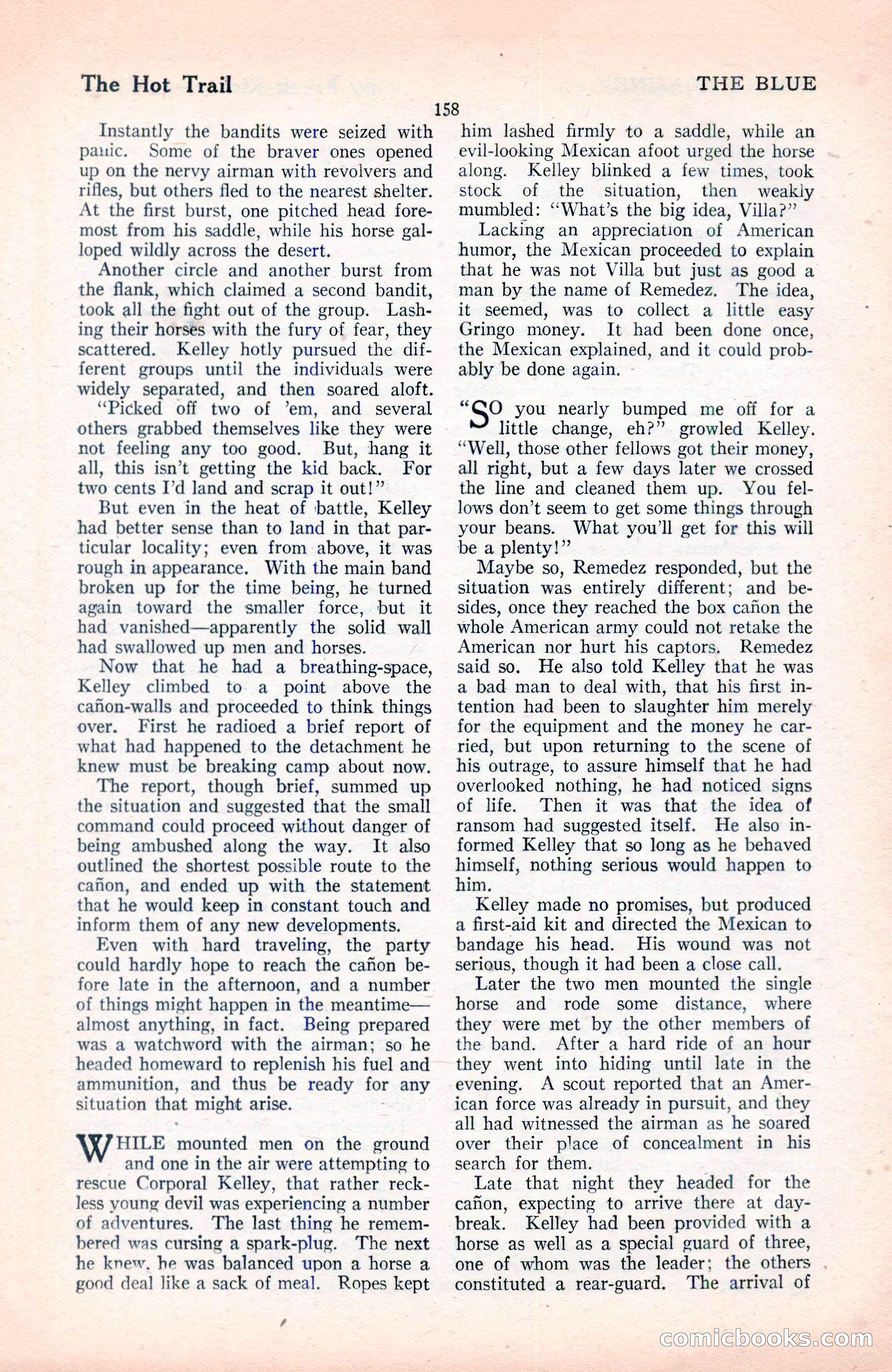 The Blue Book Magazine, June 1920 — page 164 of 208