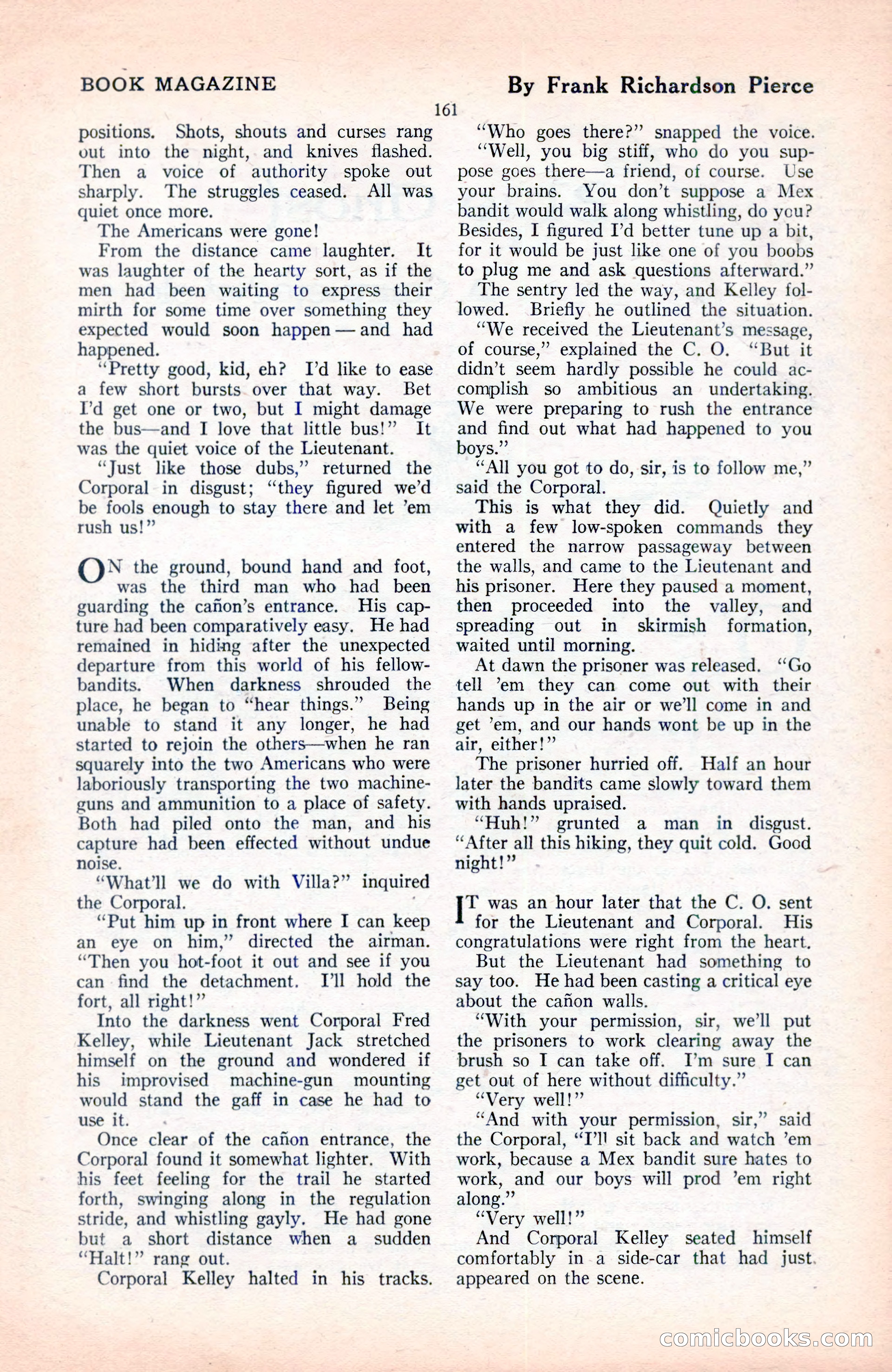 The Blue Book Magazine, June 1920 — page 167 of 208