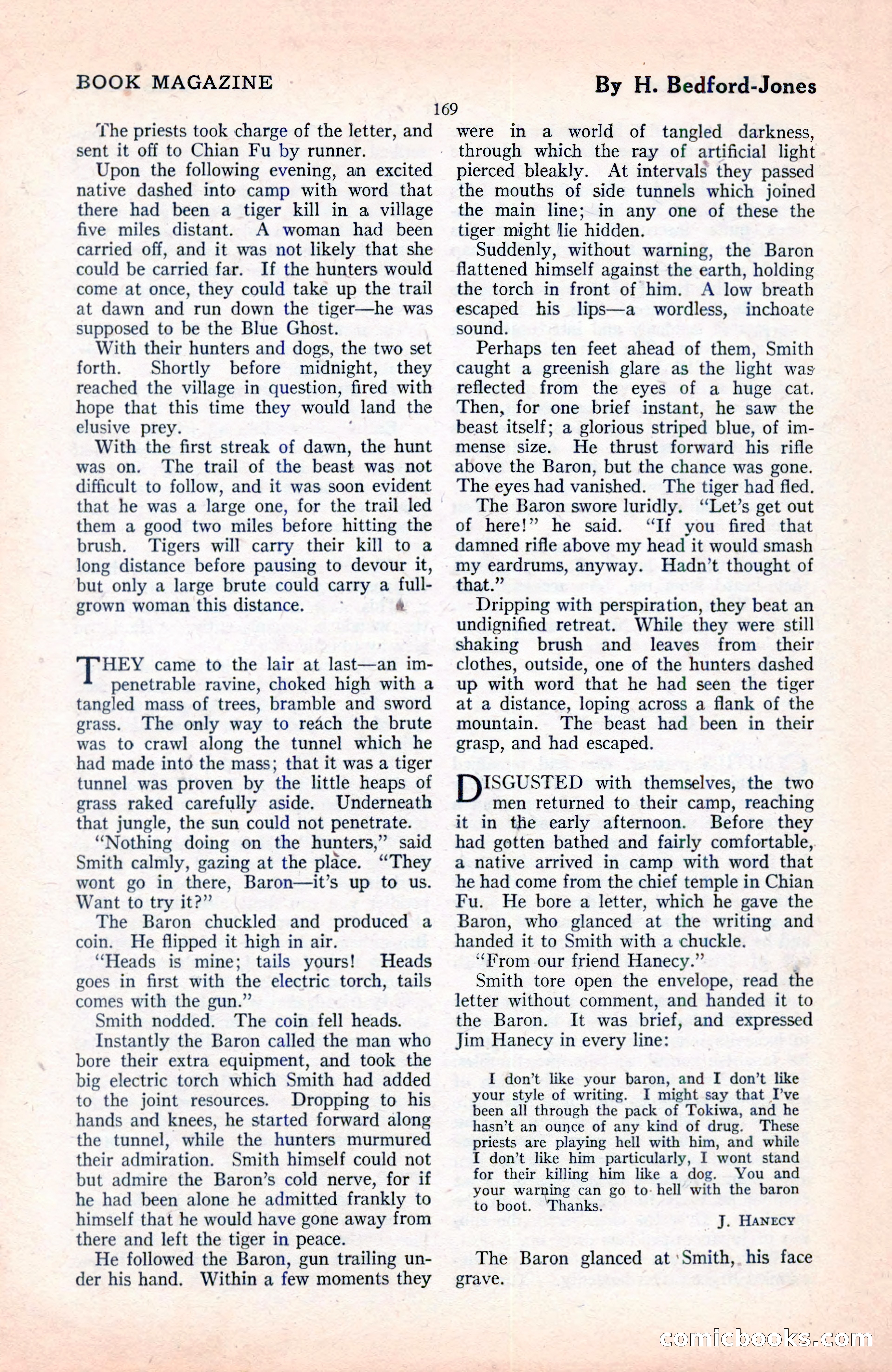 The Blue Book Magazine, June 1920 — page 175 of 208
