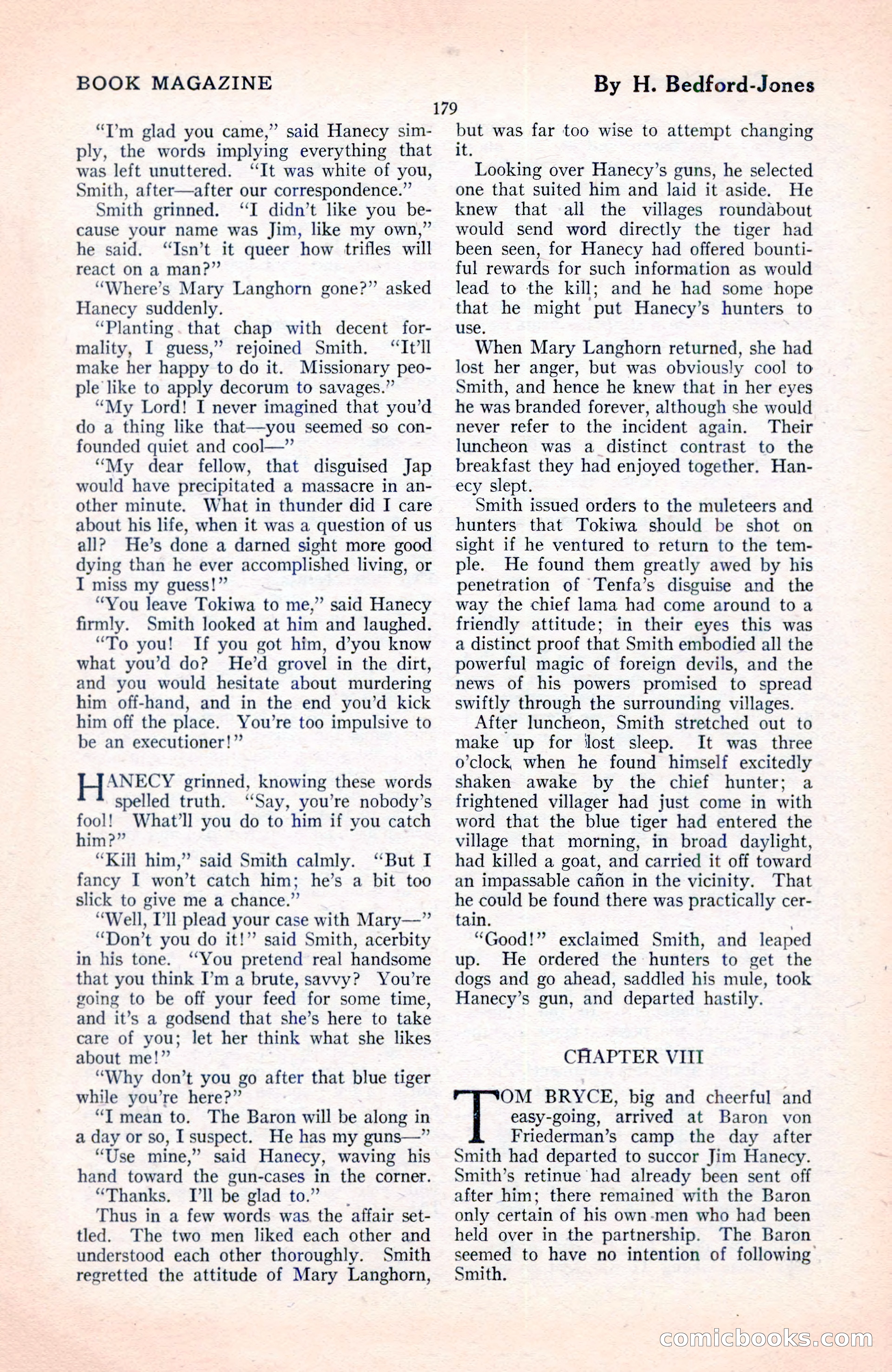 The Blue Book Magazine, June 1920 — page 185 of 208
