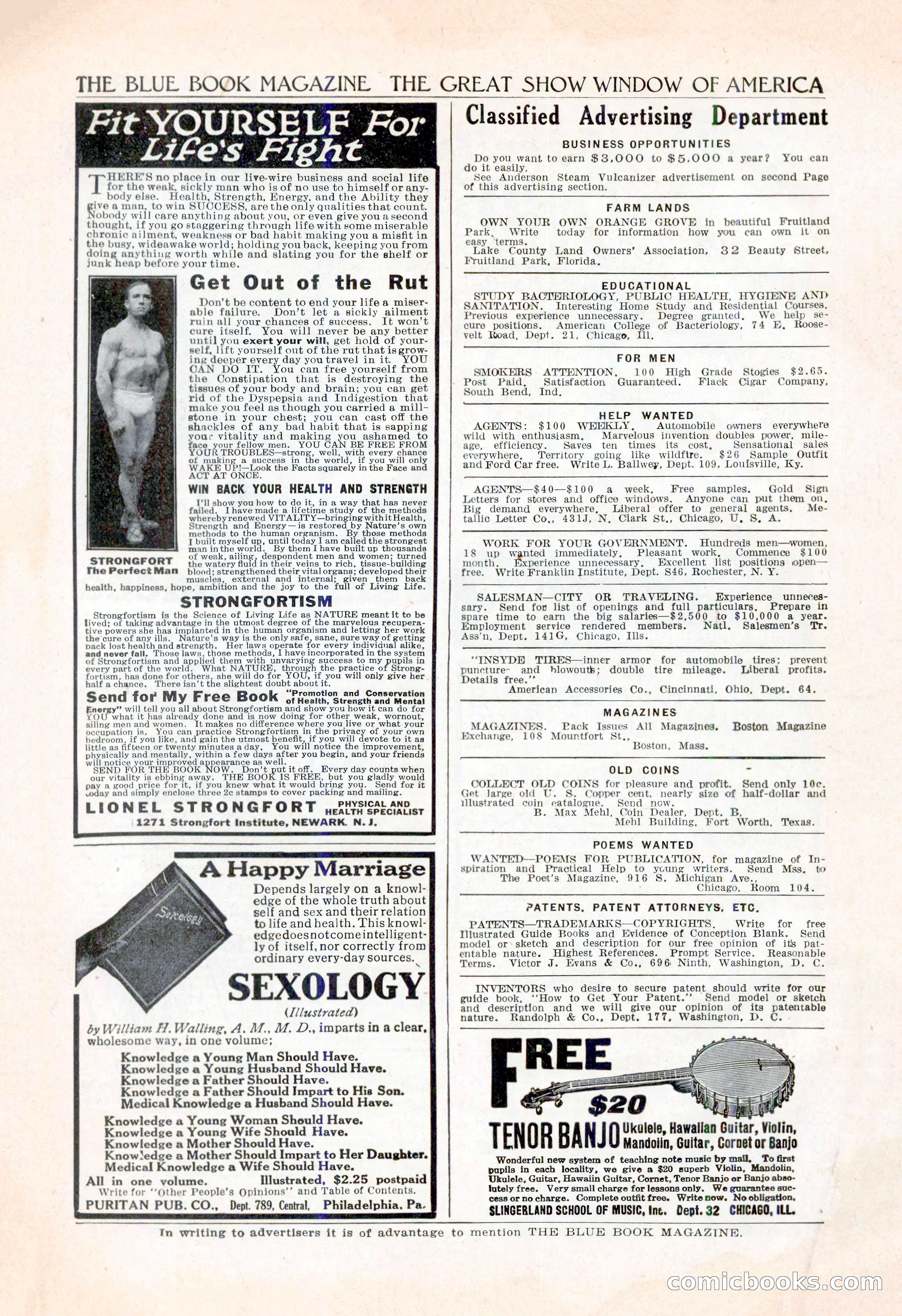 The Blue Book Magazine, June 1920 — page 204 of 208
