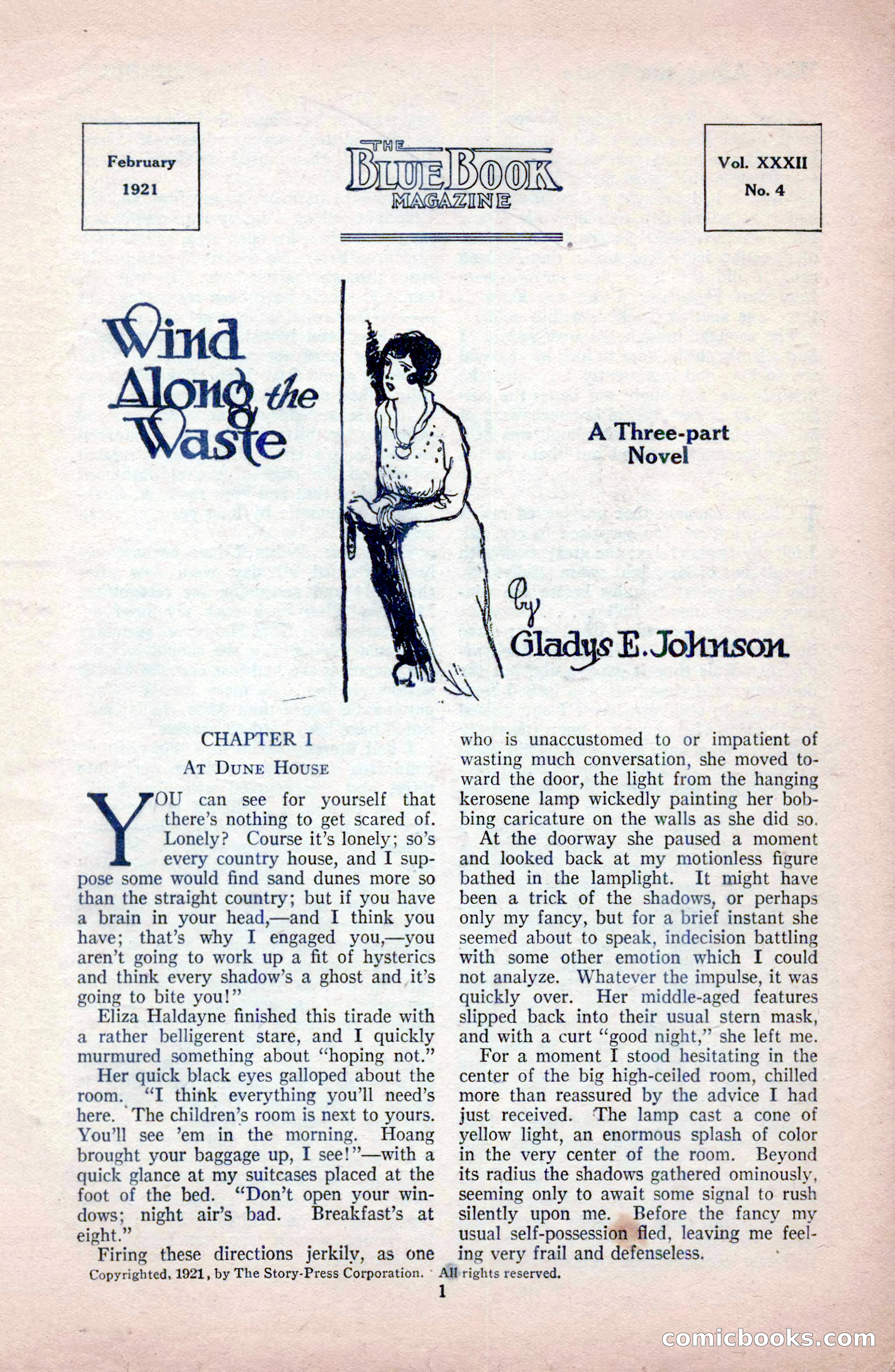 The Blue Book Magazine, February 1921 — page 7 of 212