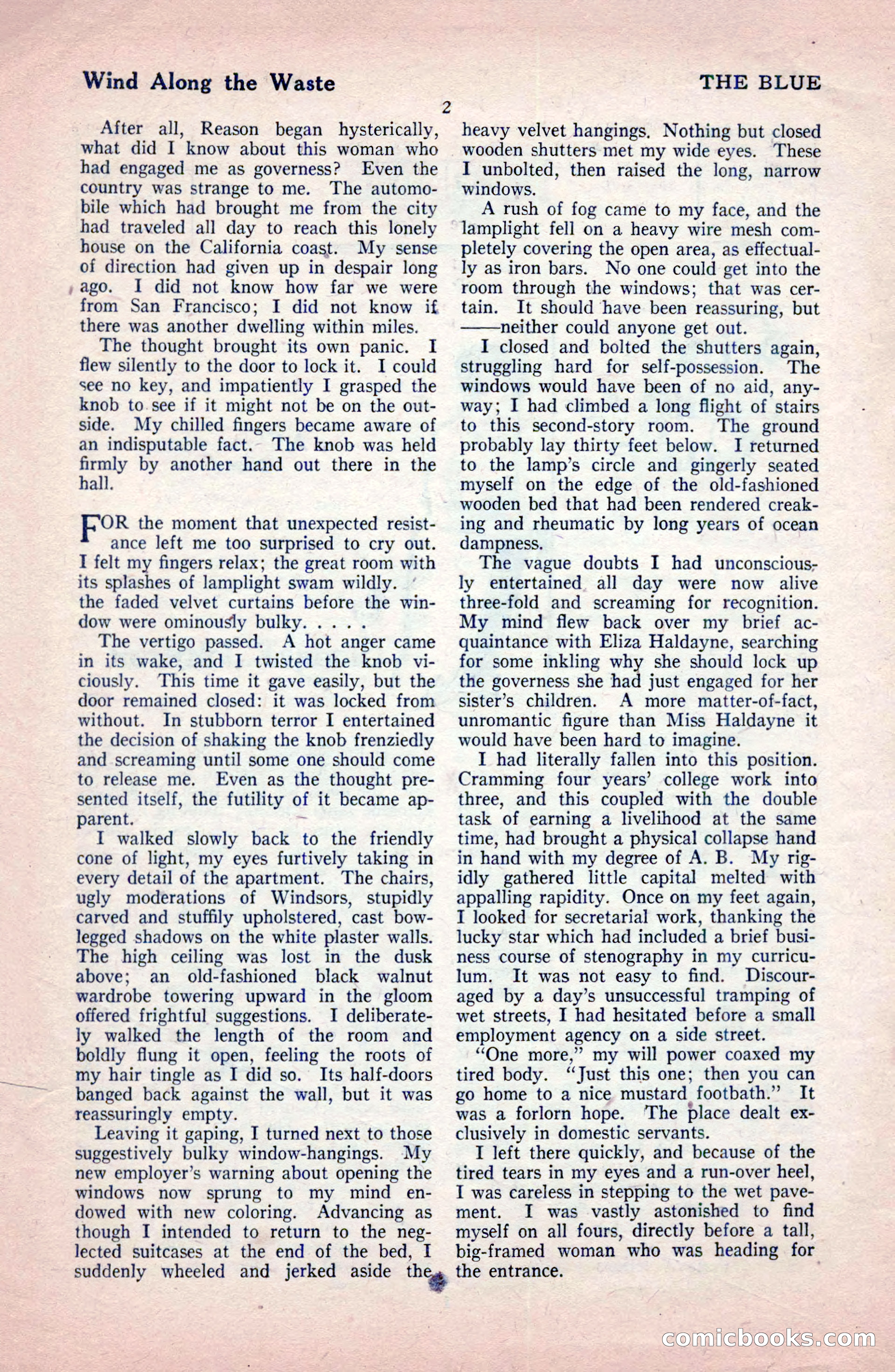 The Blue Book Magazine, February 1921 — page 8 of 212