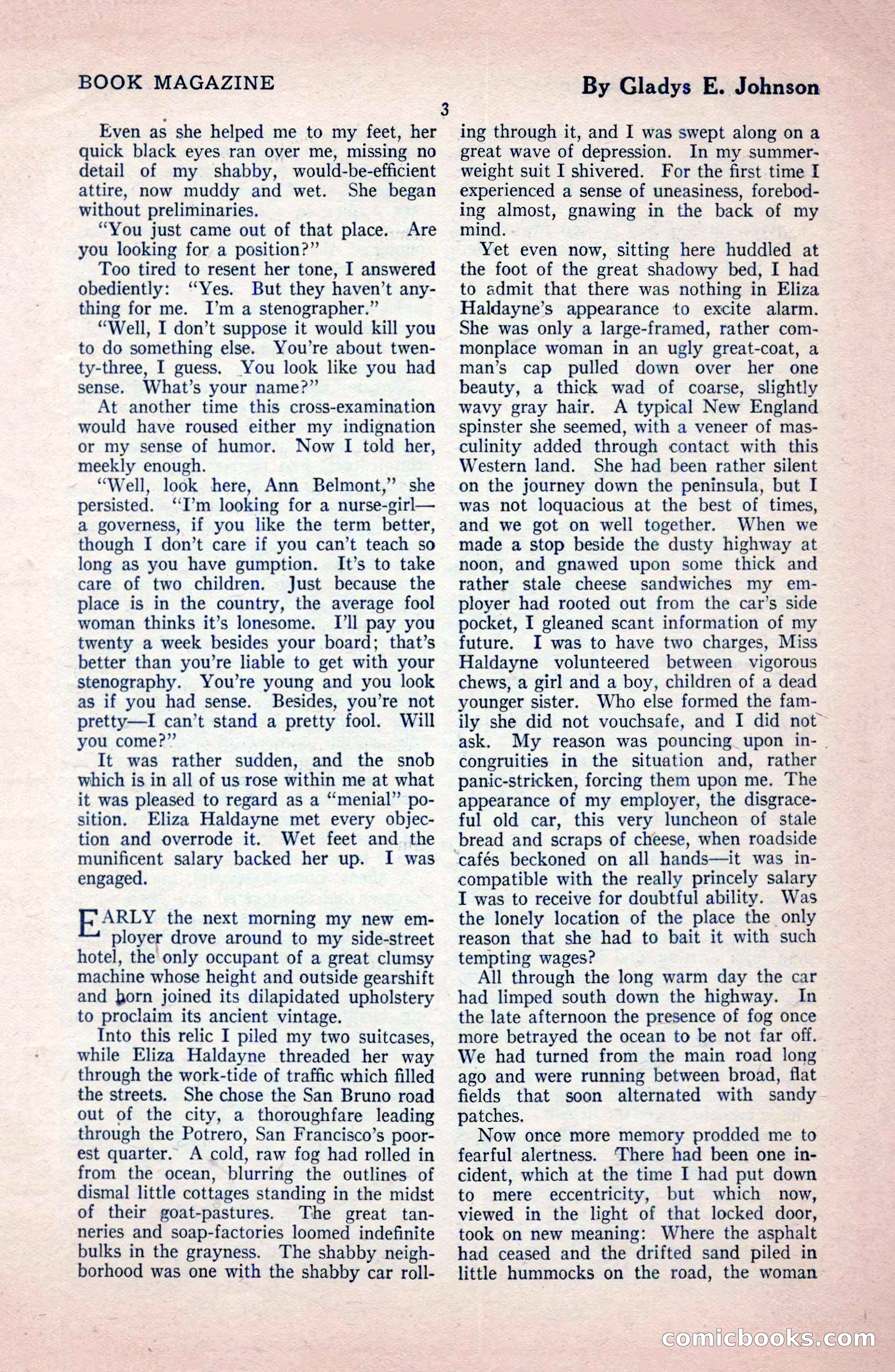 The Blue Book Magazine, February 1921 — page 9 of 212