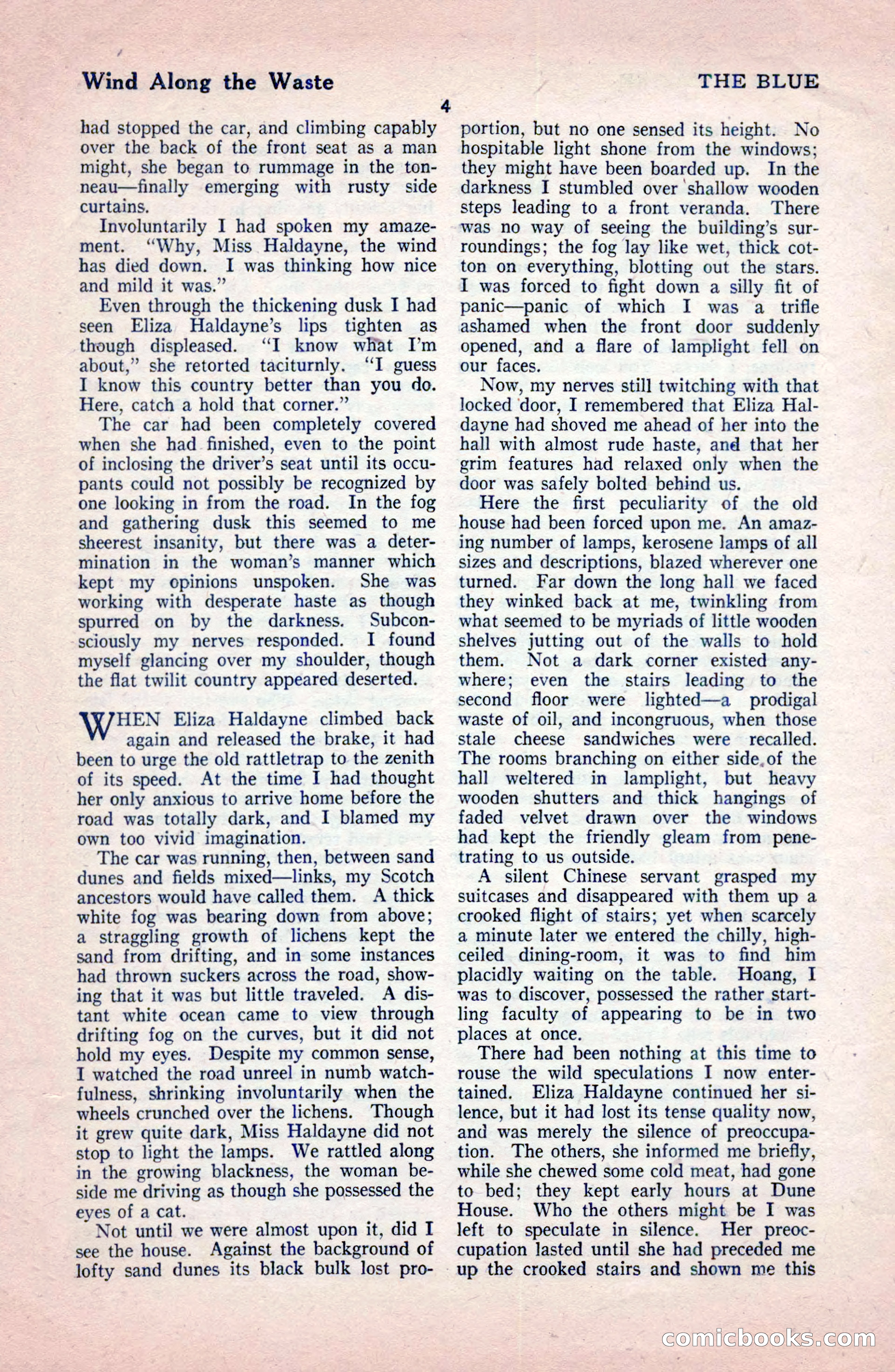 The Blue Book Magazine, February 1921 — page 10 of 212