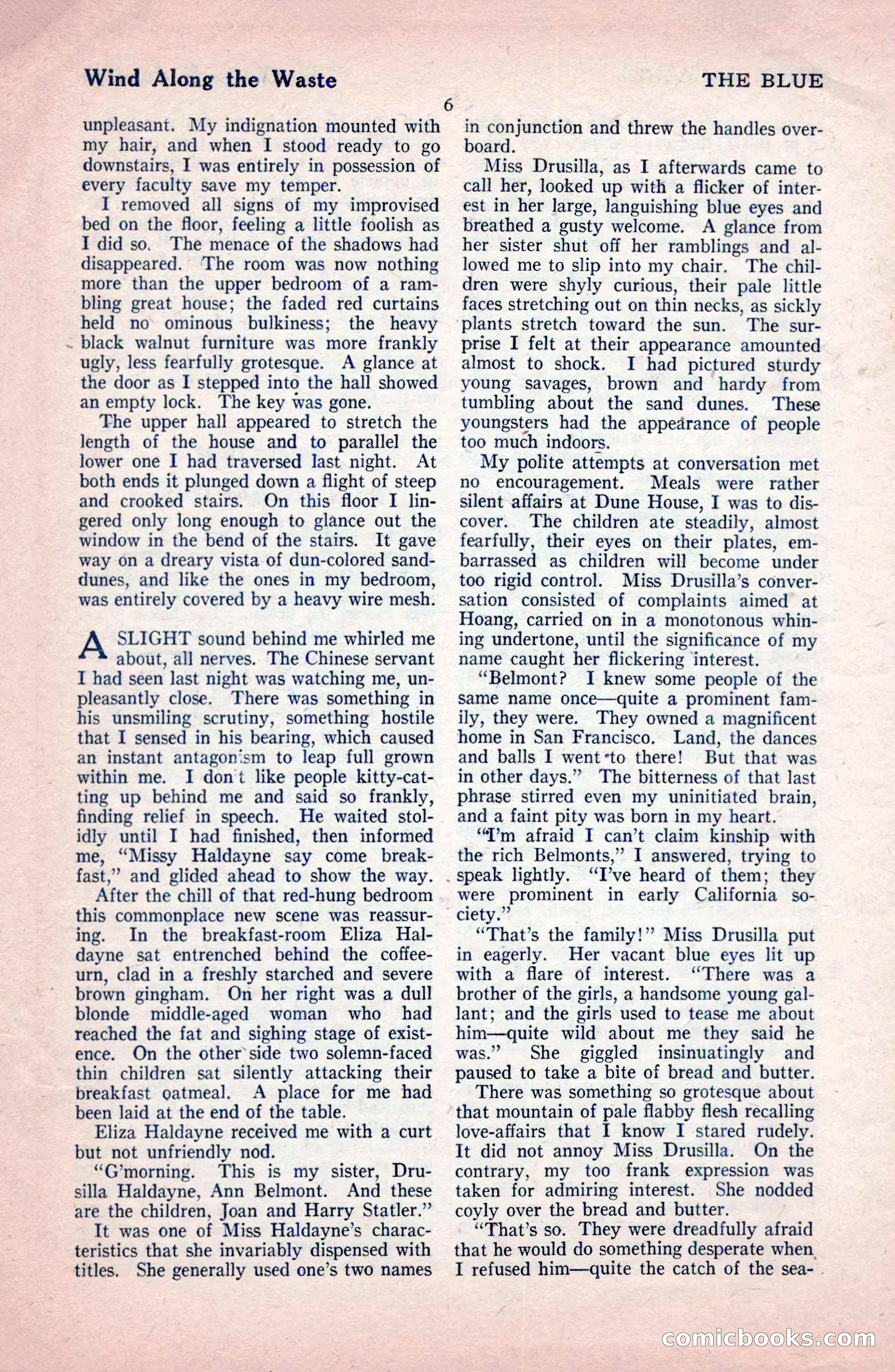 The Blue Book Magazine, February 1921 — page 12 of 212