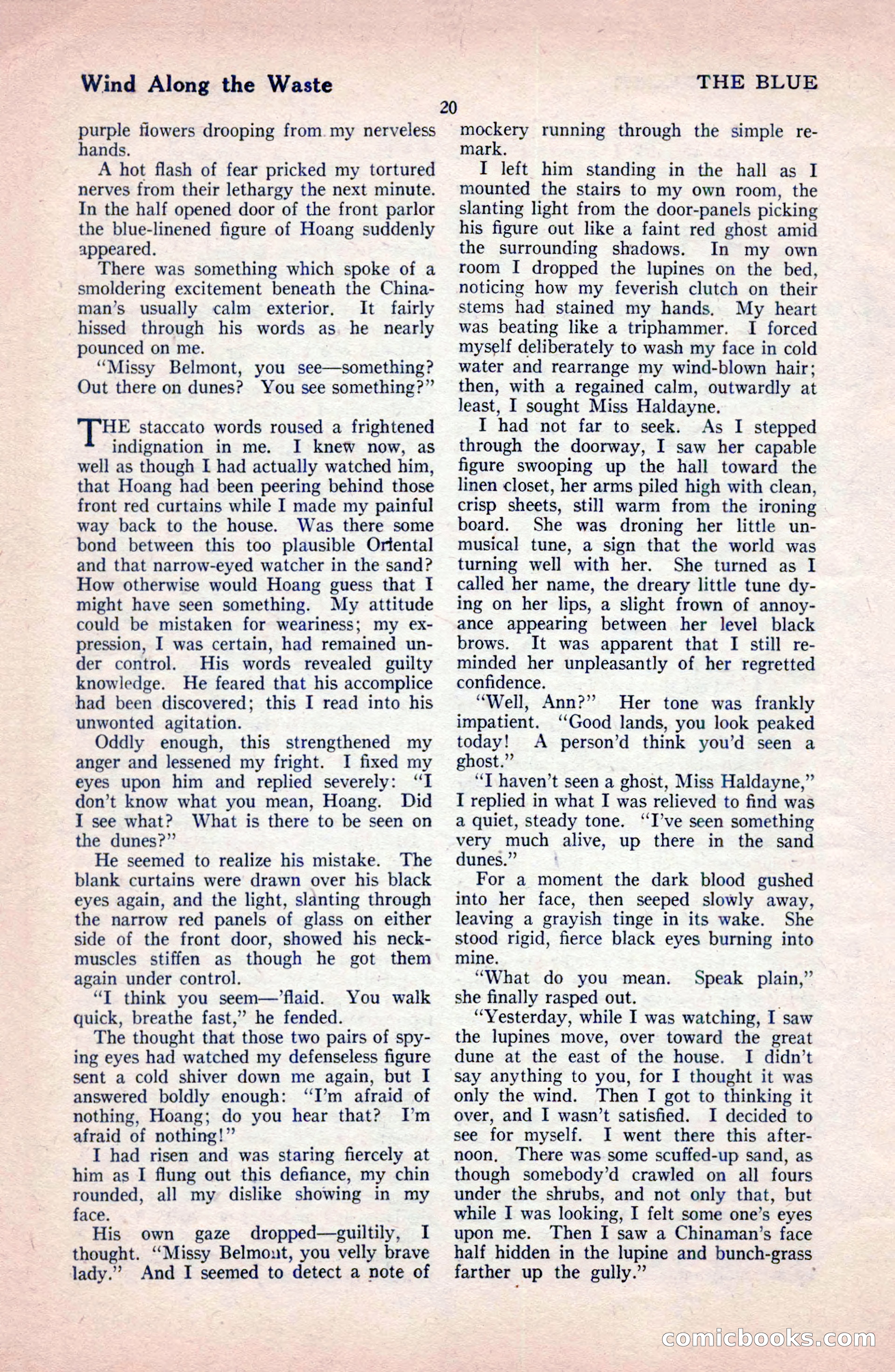 The Blue Book Magazine, February 1921 — page 26 of 212
