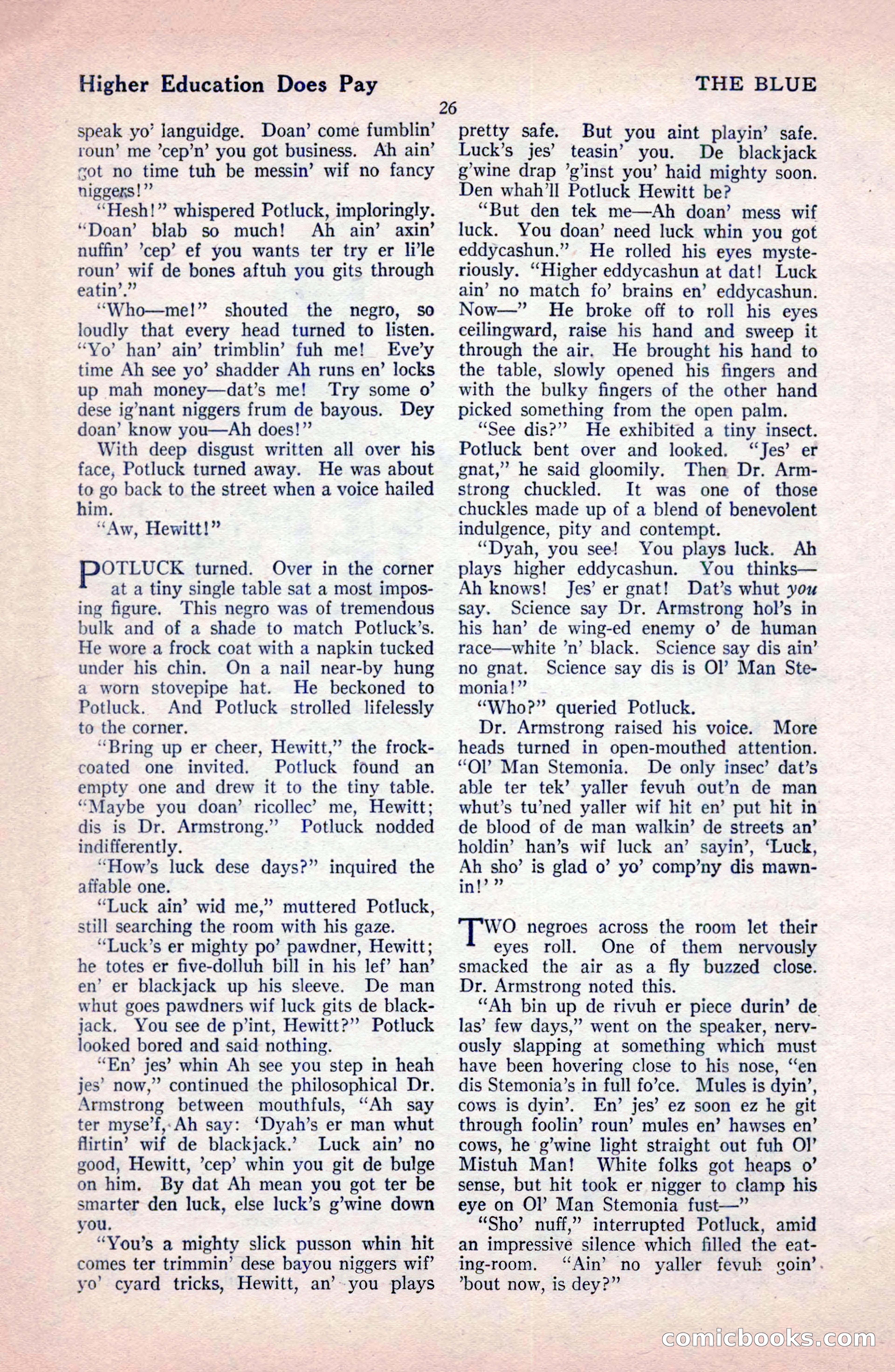 The Blue Book Magazine, February 1921 — page 32 of 212
