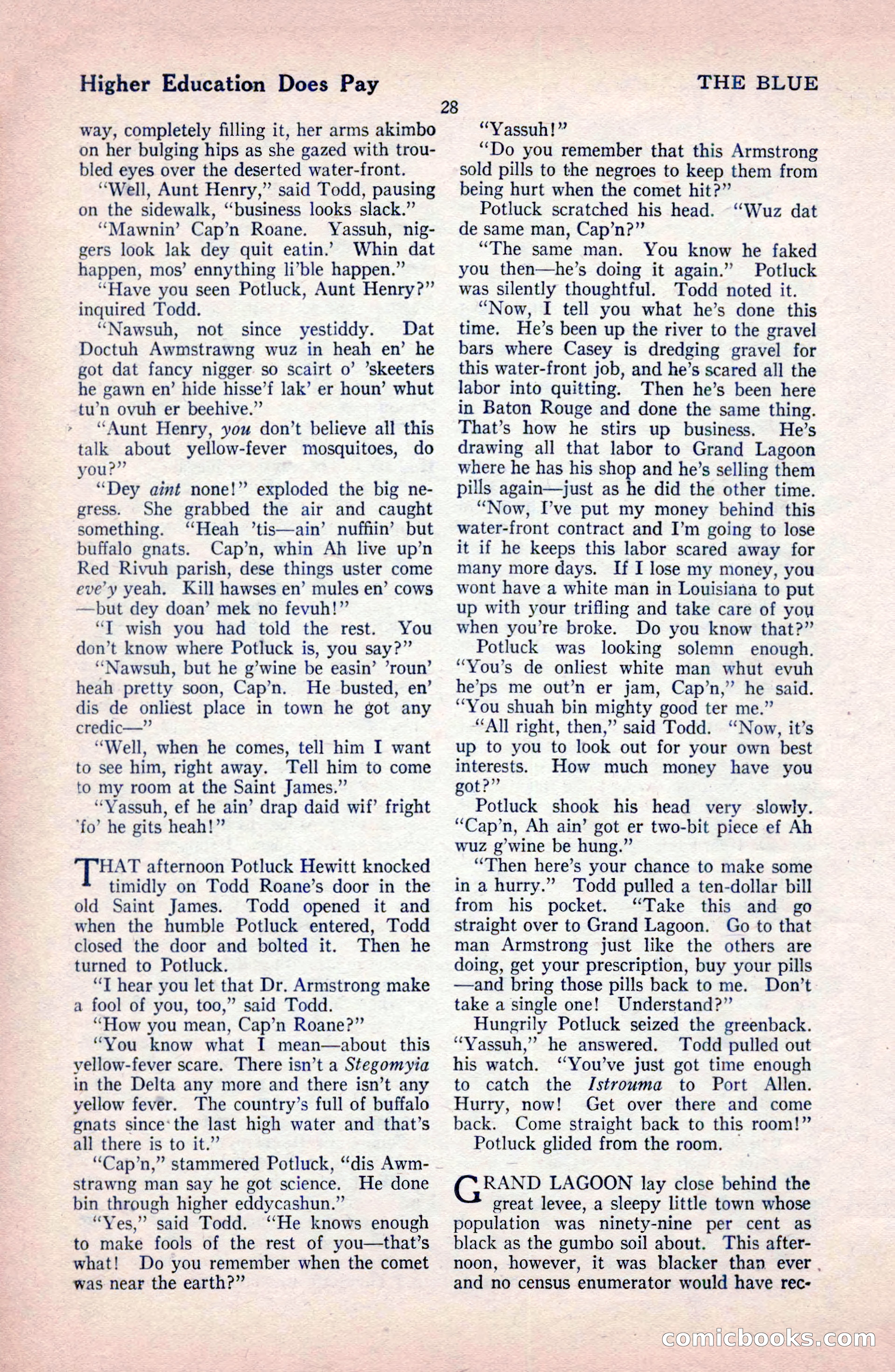 The Blue Book Magazine, February 1921 — page 34 of 212