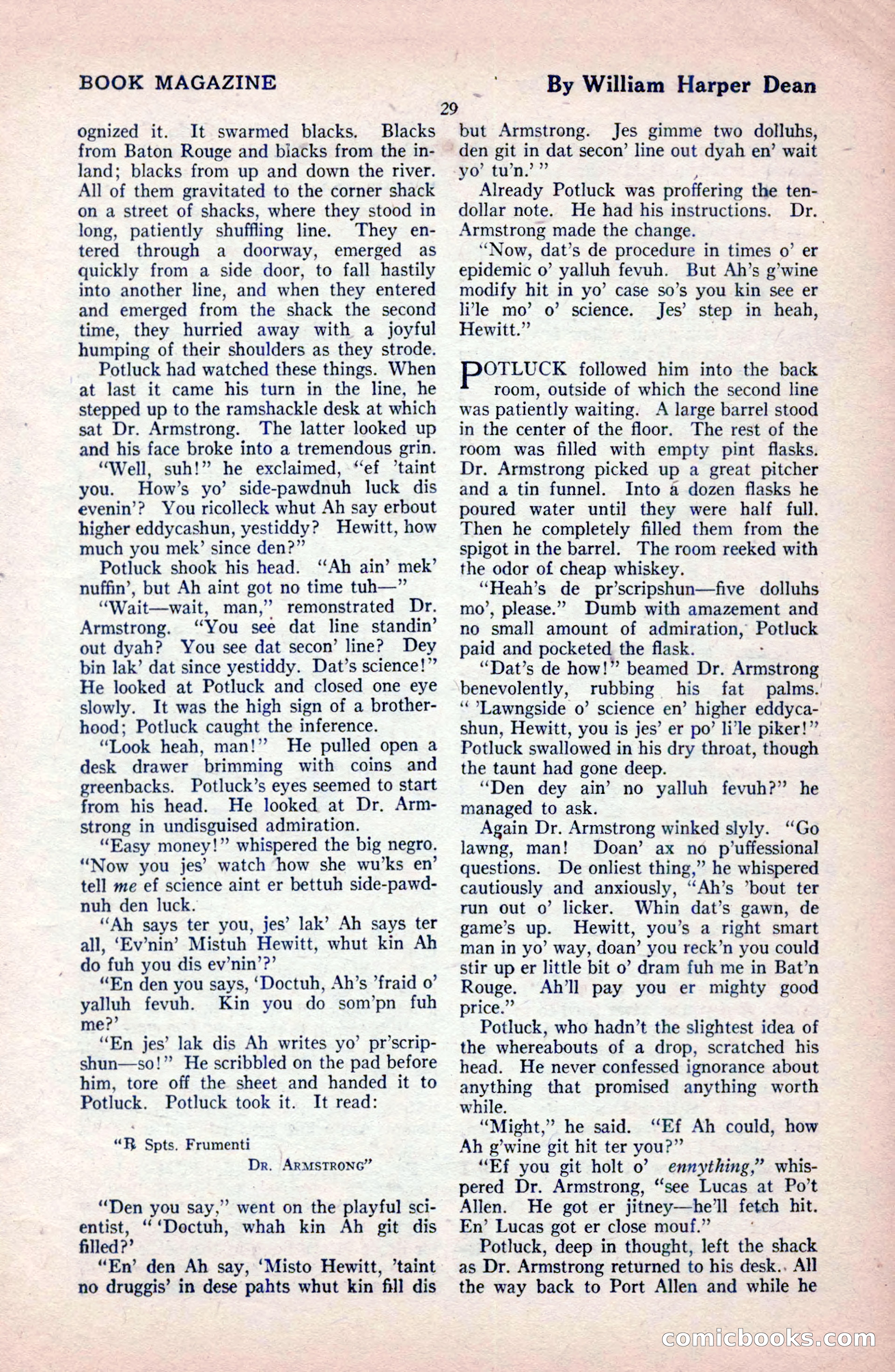 The Blue Book Magazine, February 1921 — page 35 of 212