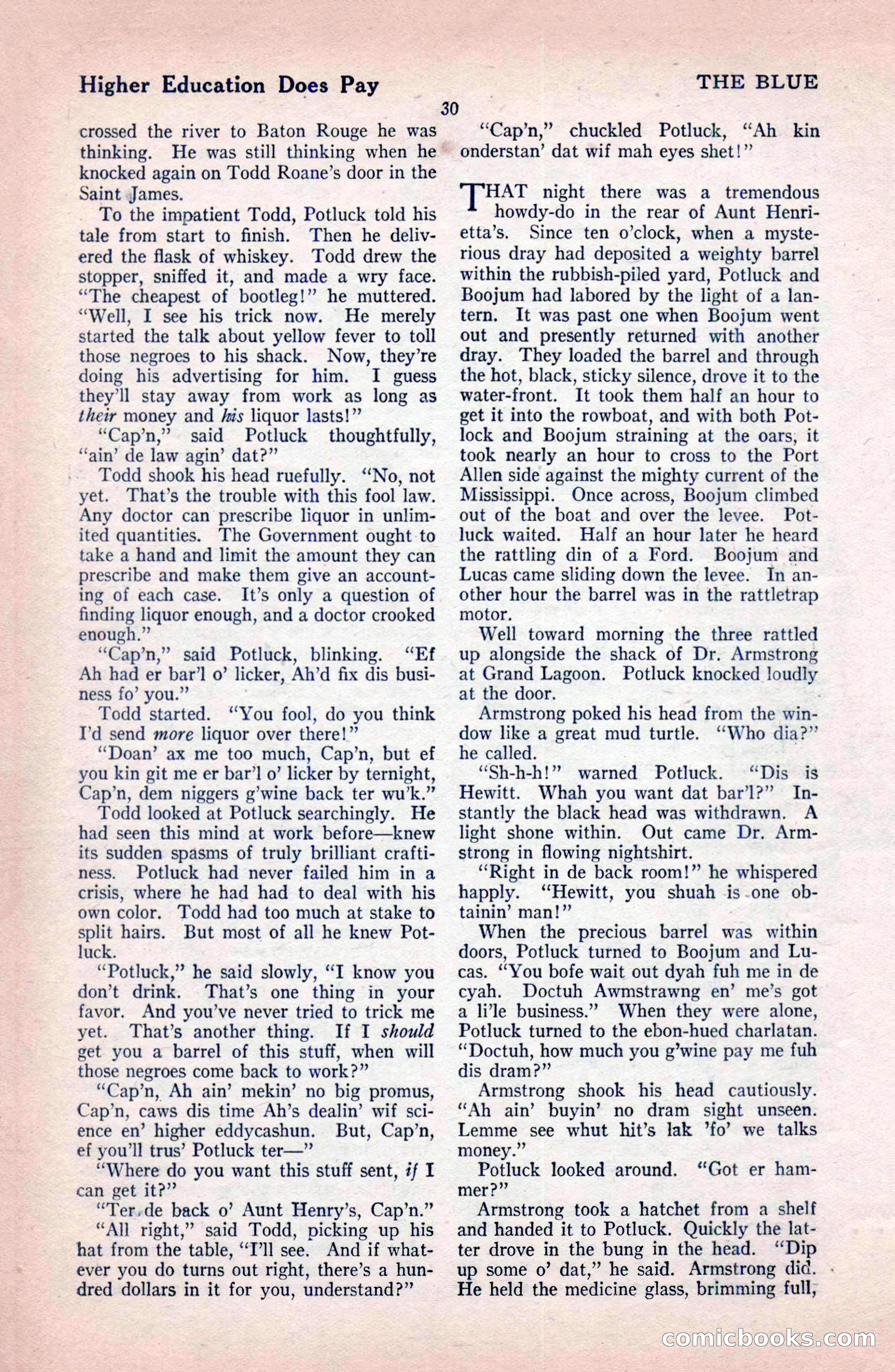 The Blue Book Magazine, February 1921 — page 36 of 212