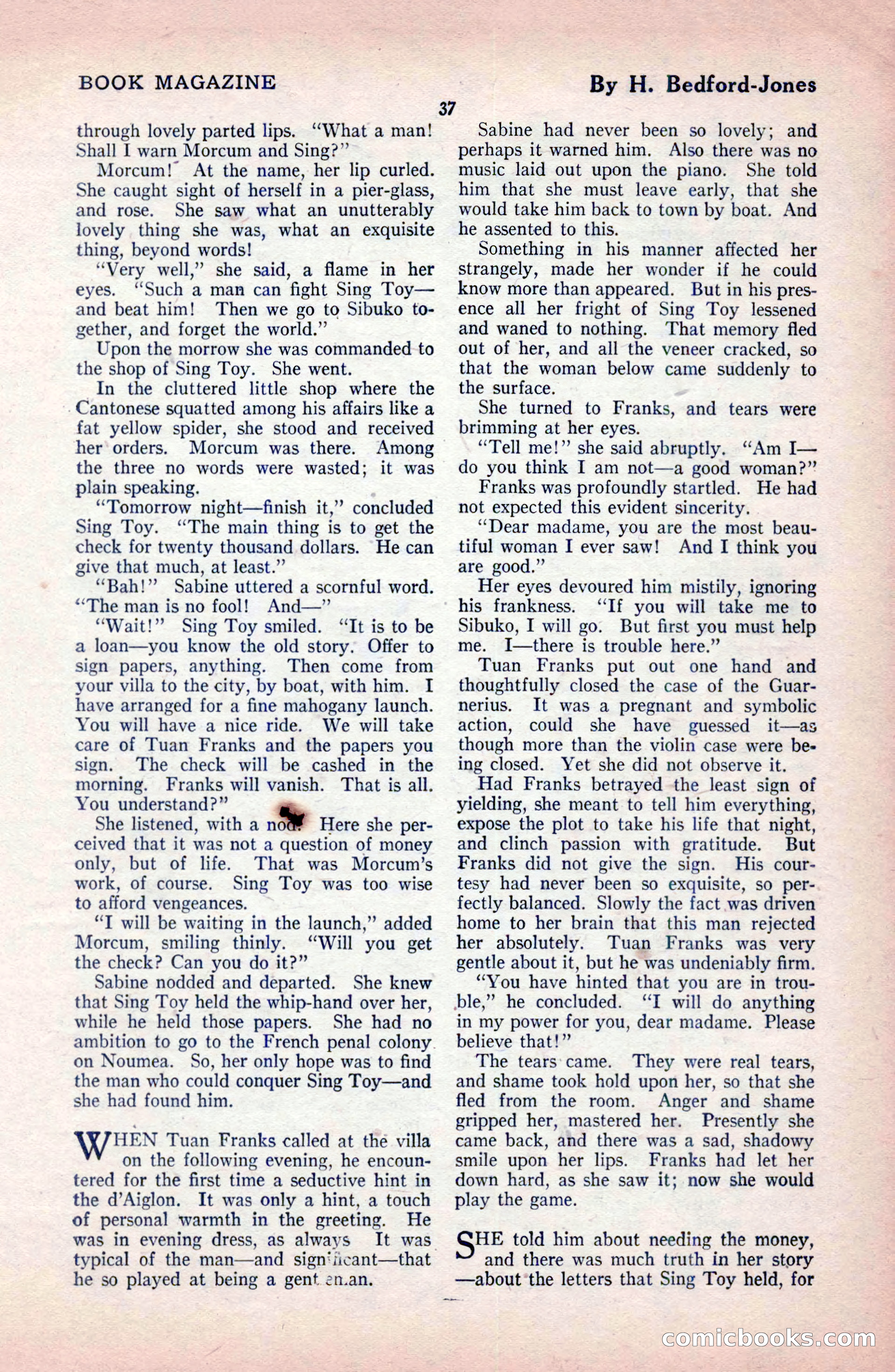 The Blue Book Magazine, February 1921 — page 43 of 212