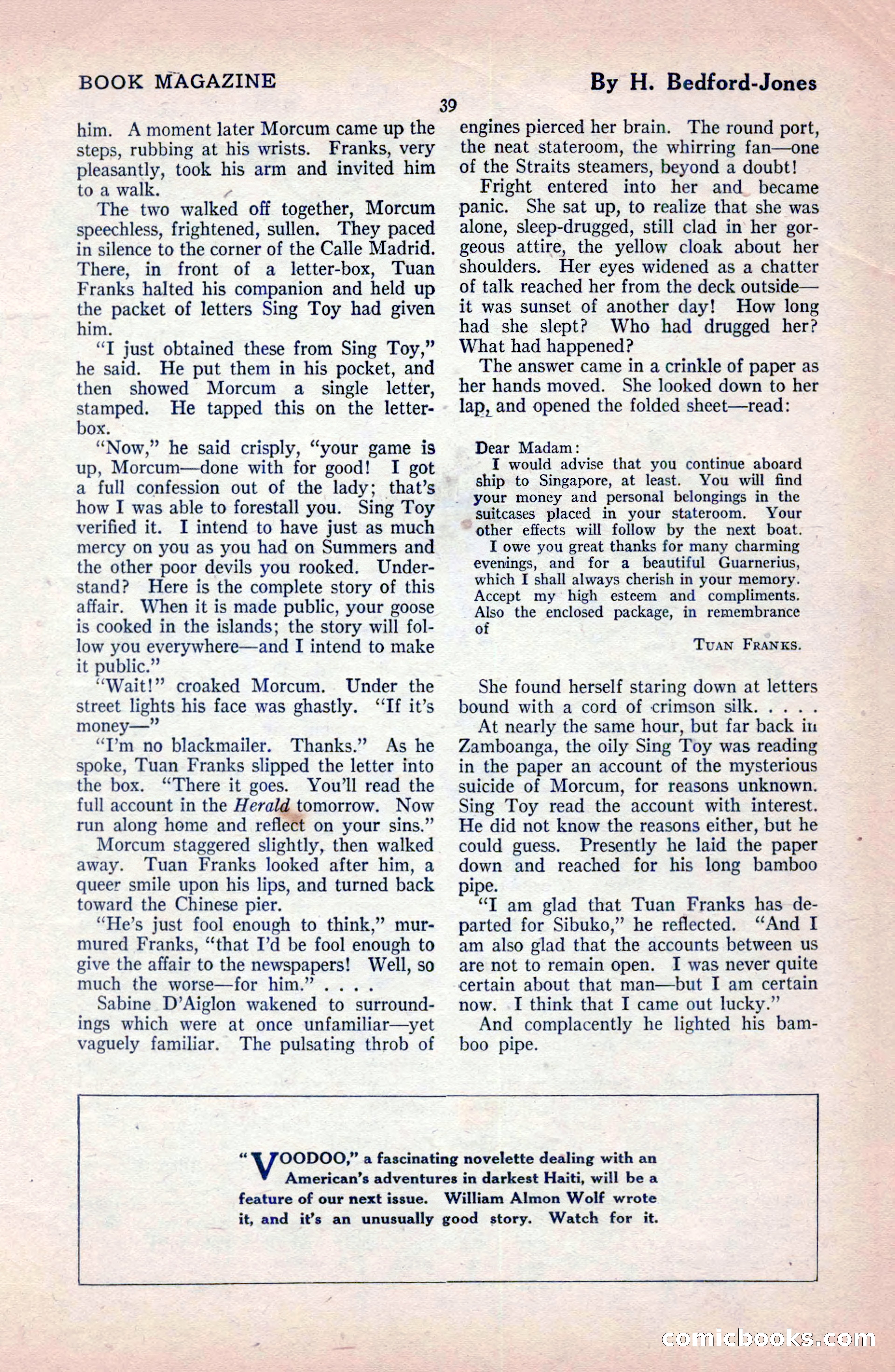 The Blue Book Magazine, February 1921 — page 45 of 212