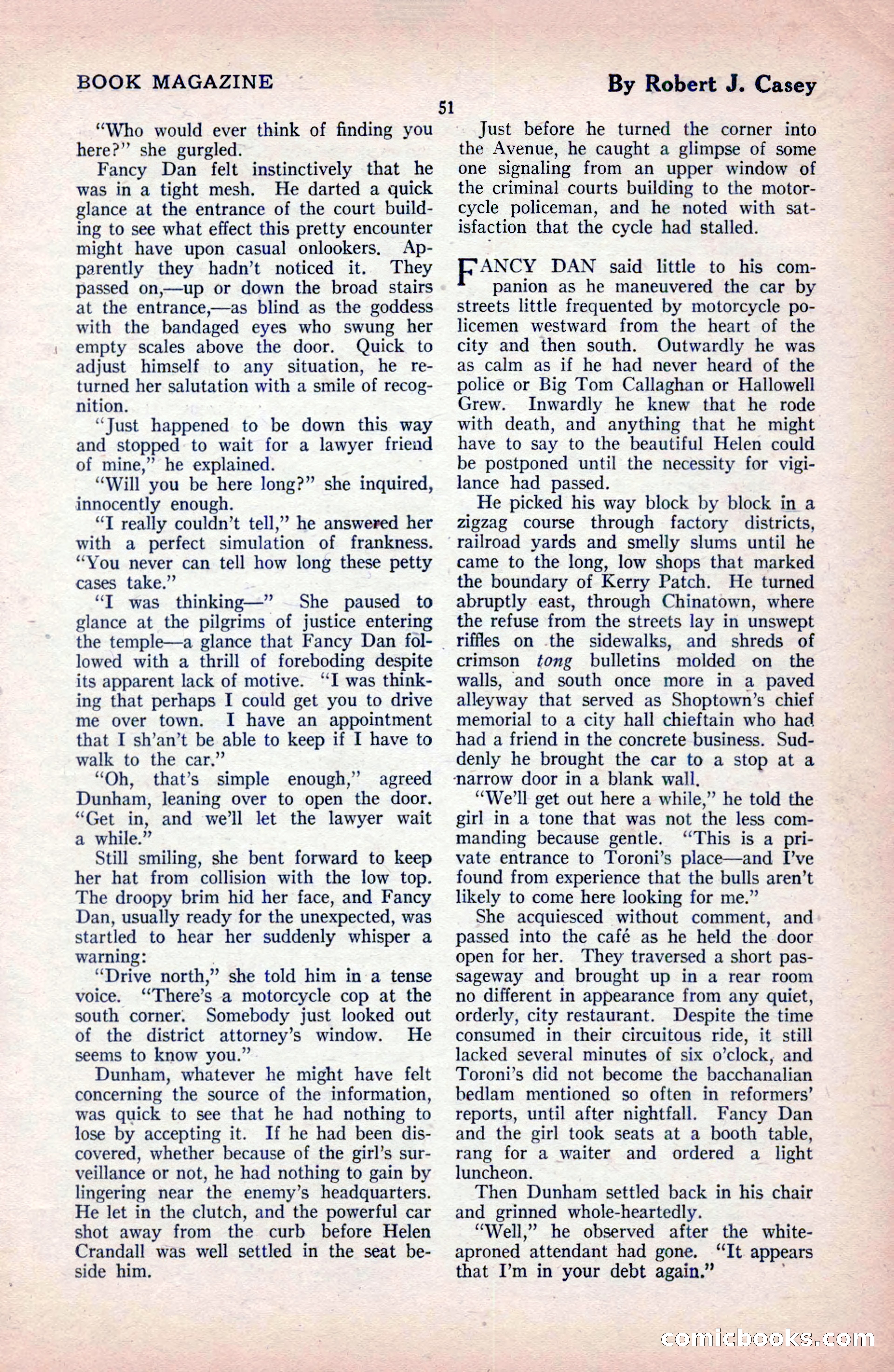 The Blue Book Magazine, February 1921 — page 57 of 212