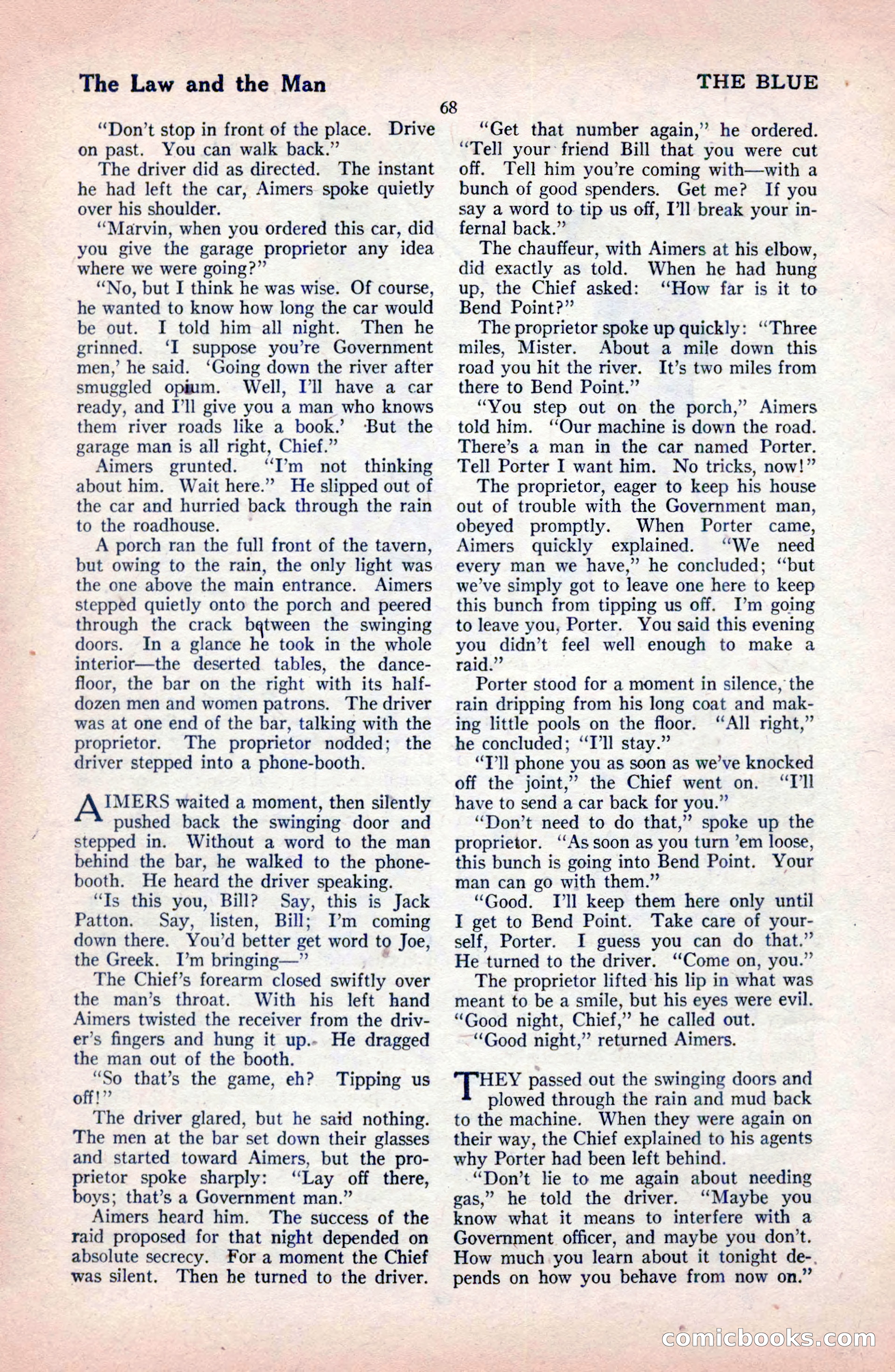 The Blue Book Magazine, February 1921 — page 74 of 212