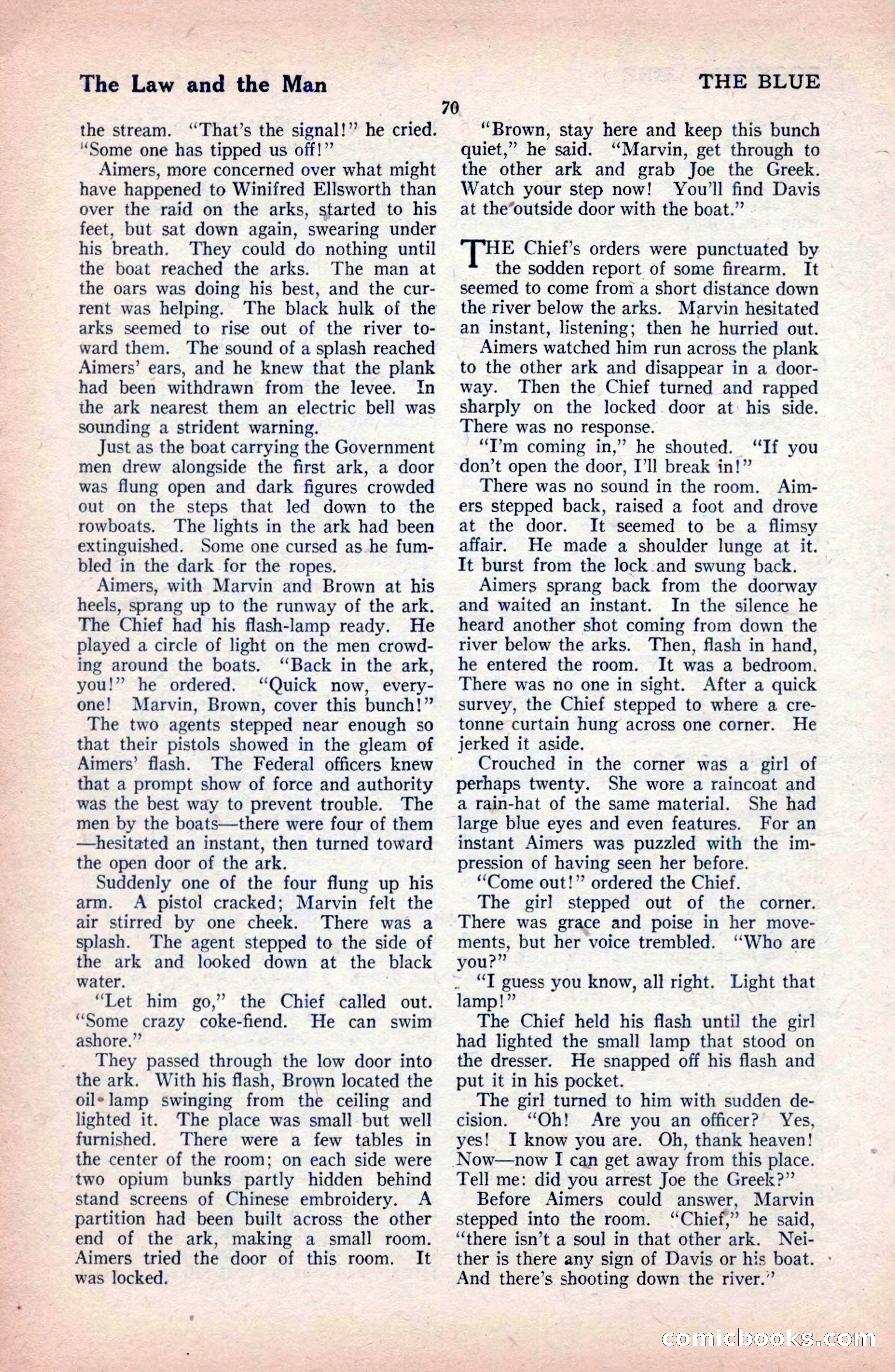 The Blue Book Magazine, February 1921 — page 76 of 212