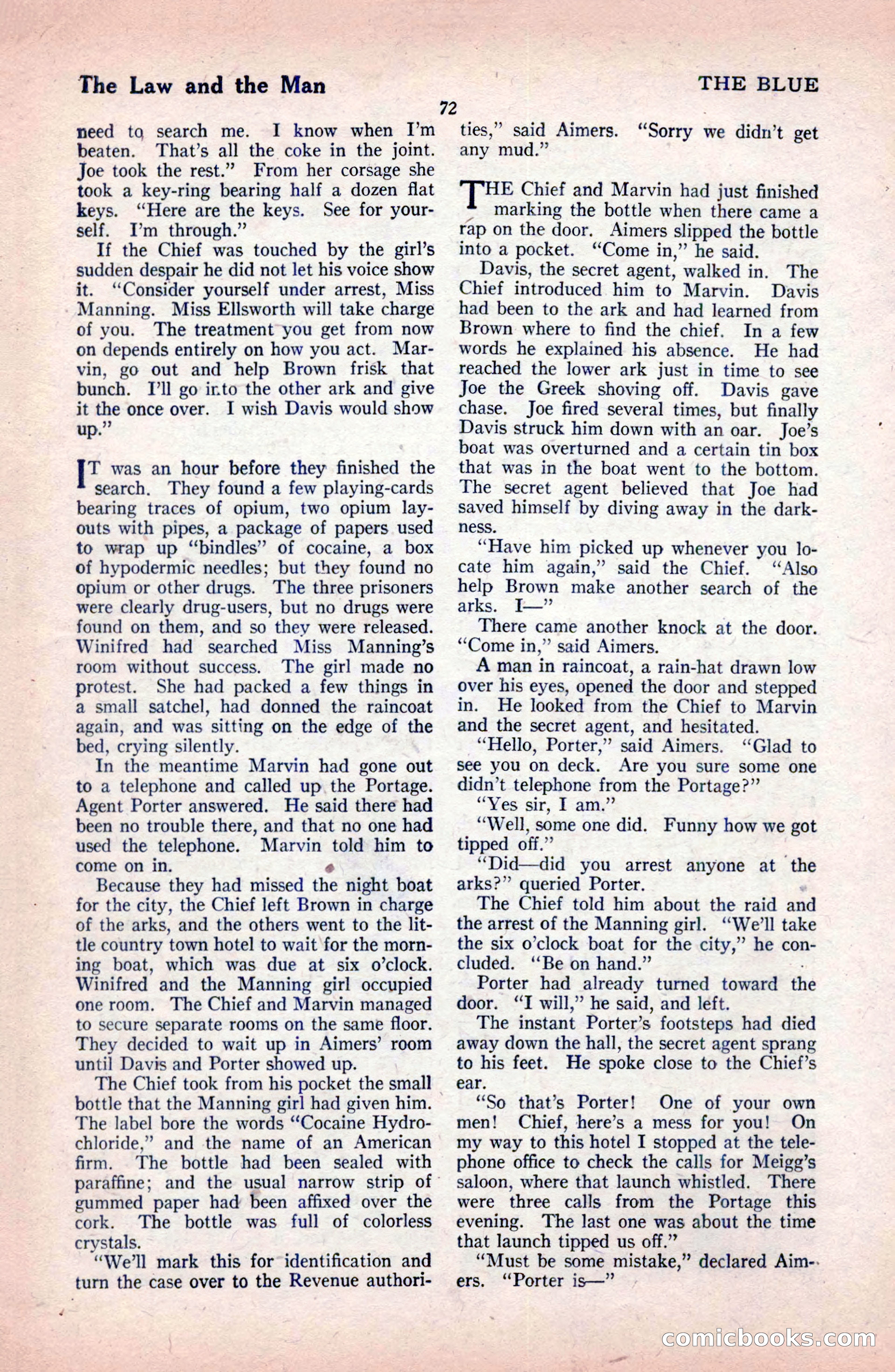 The Blue Book Magazine, February 1921 — page 78 of 212