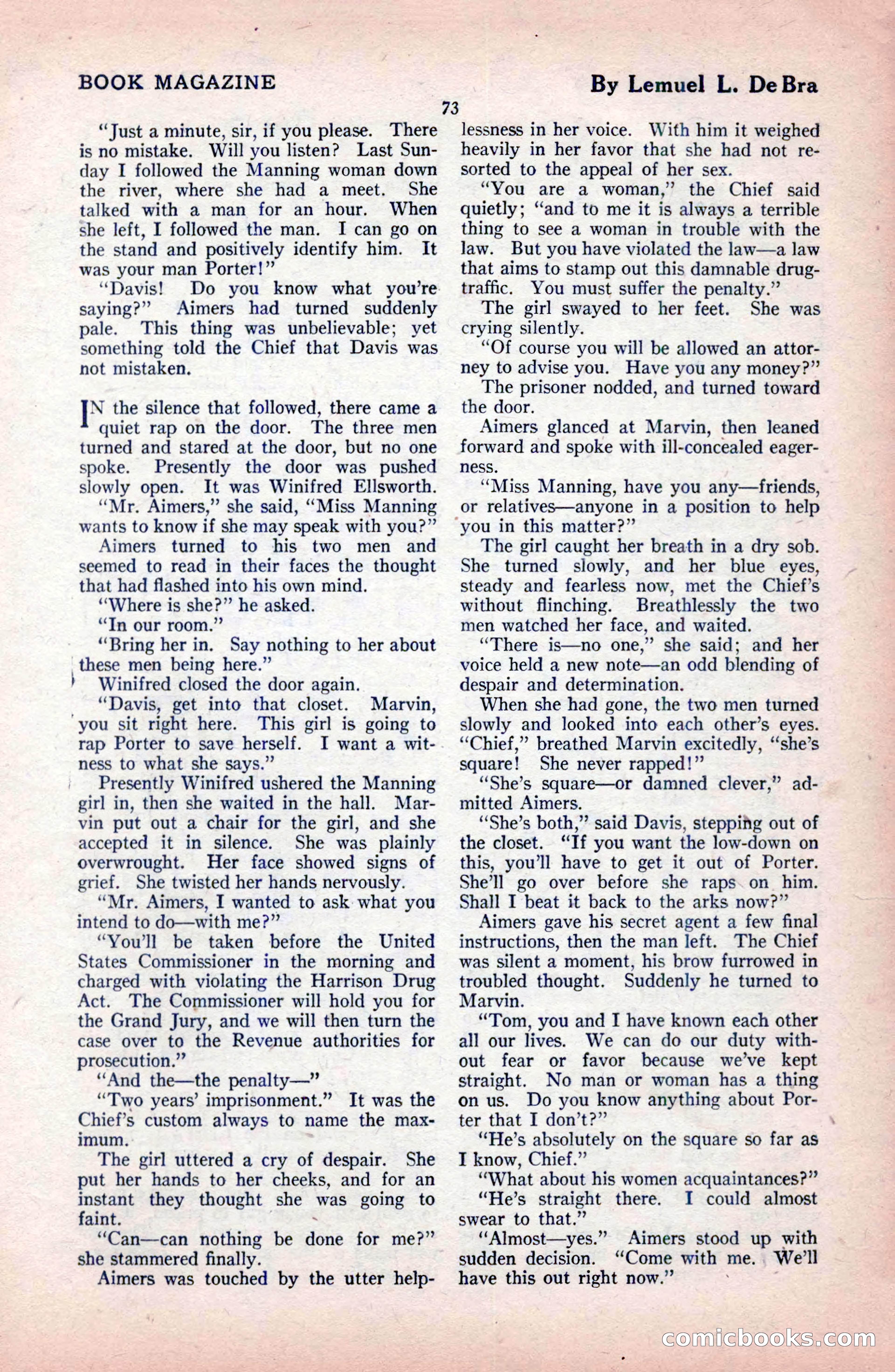 The Blue Book Magazine, February 1921 — page 79 of 212