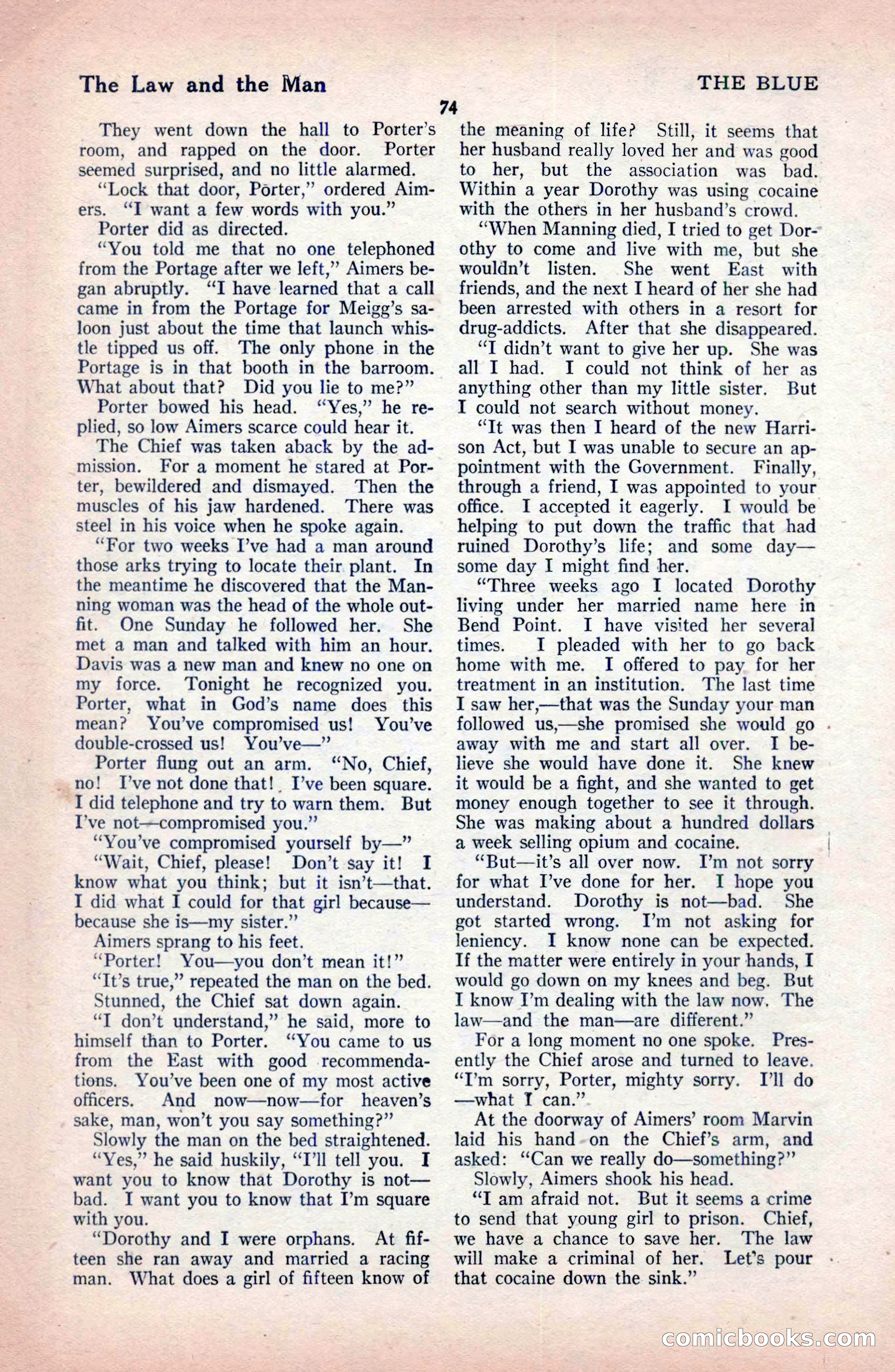 The Blue Book Magazine, February 1921 — page 80 of 212