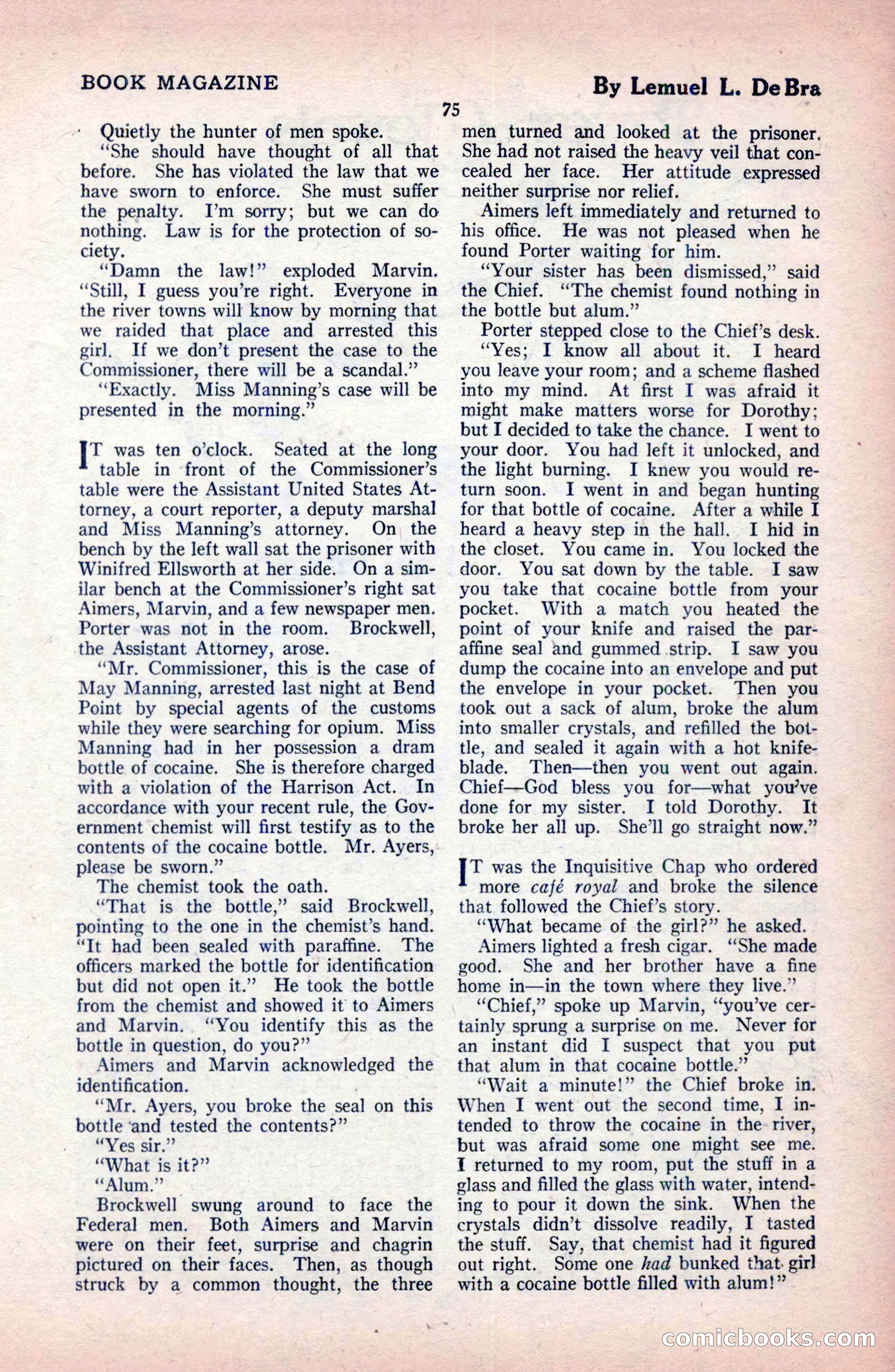 The Blue Book Magazine, February 1921 — page 81 of 212