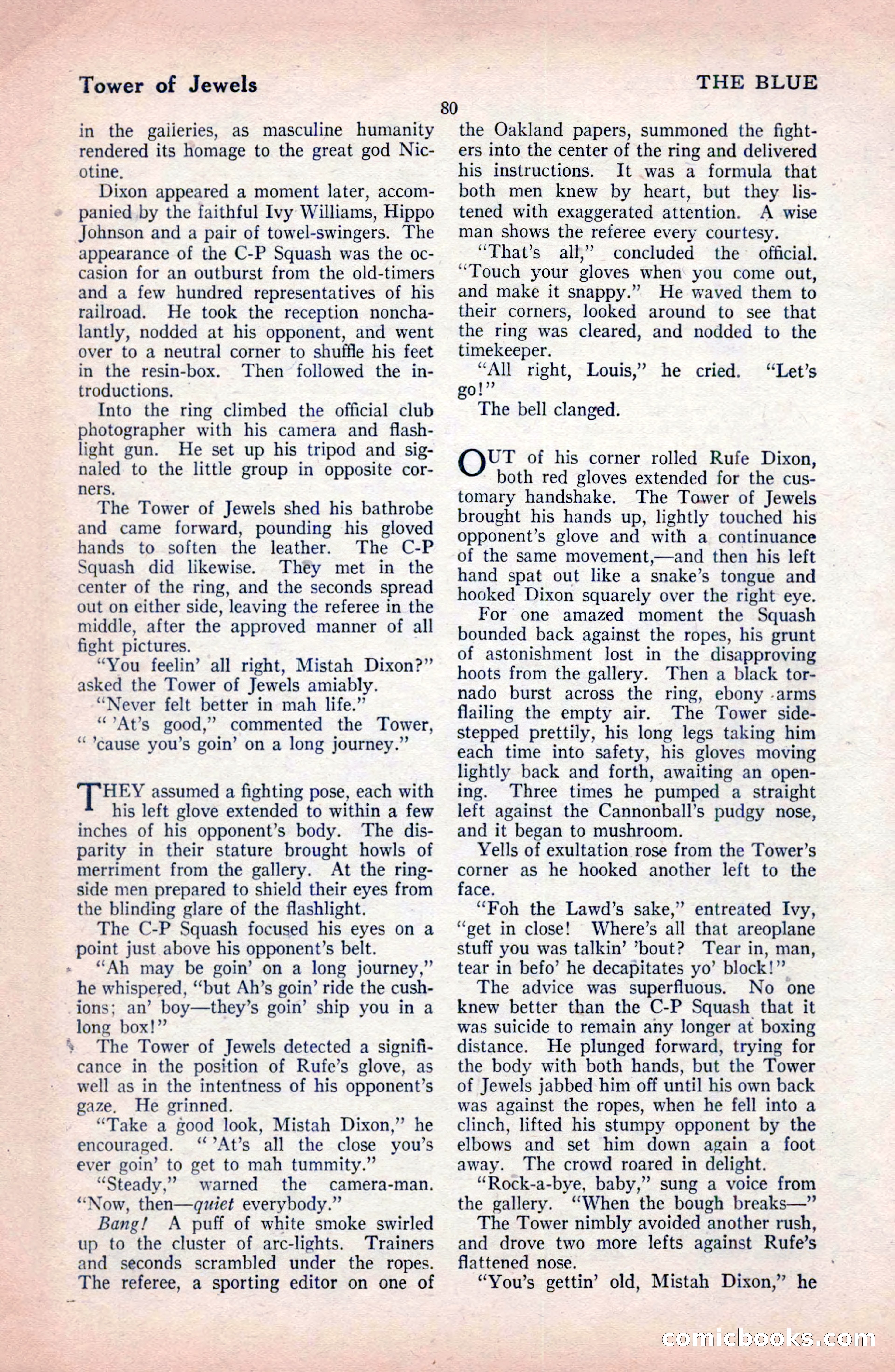 The Blue Book Magazine, February 1921 — page 86 of 212