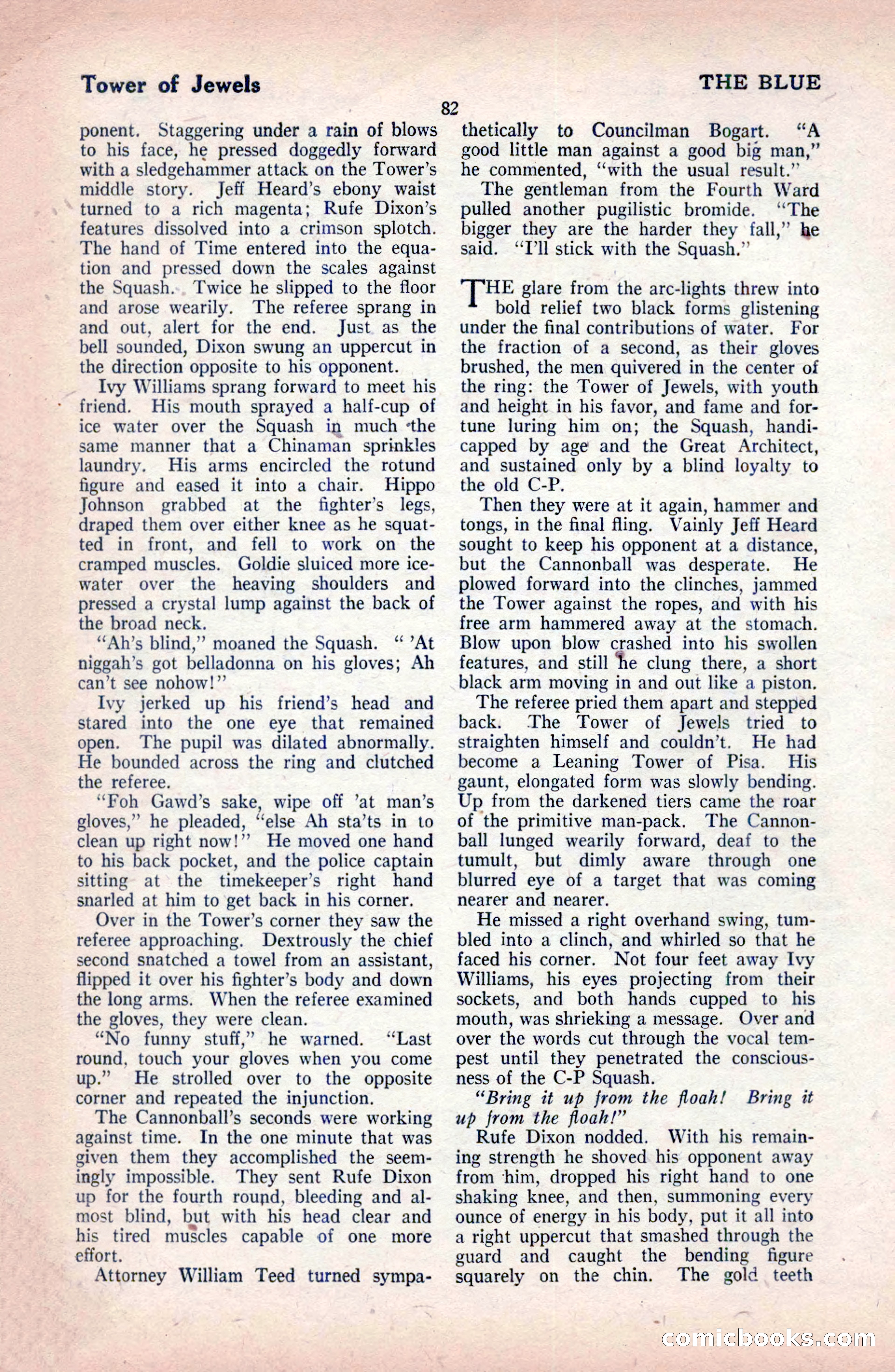 The Blue Book Magazine, February 1921 — page 88 of 212