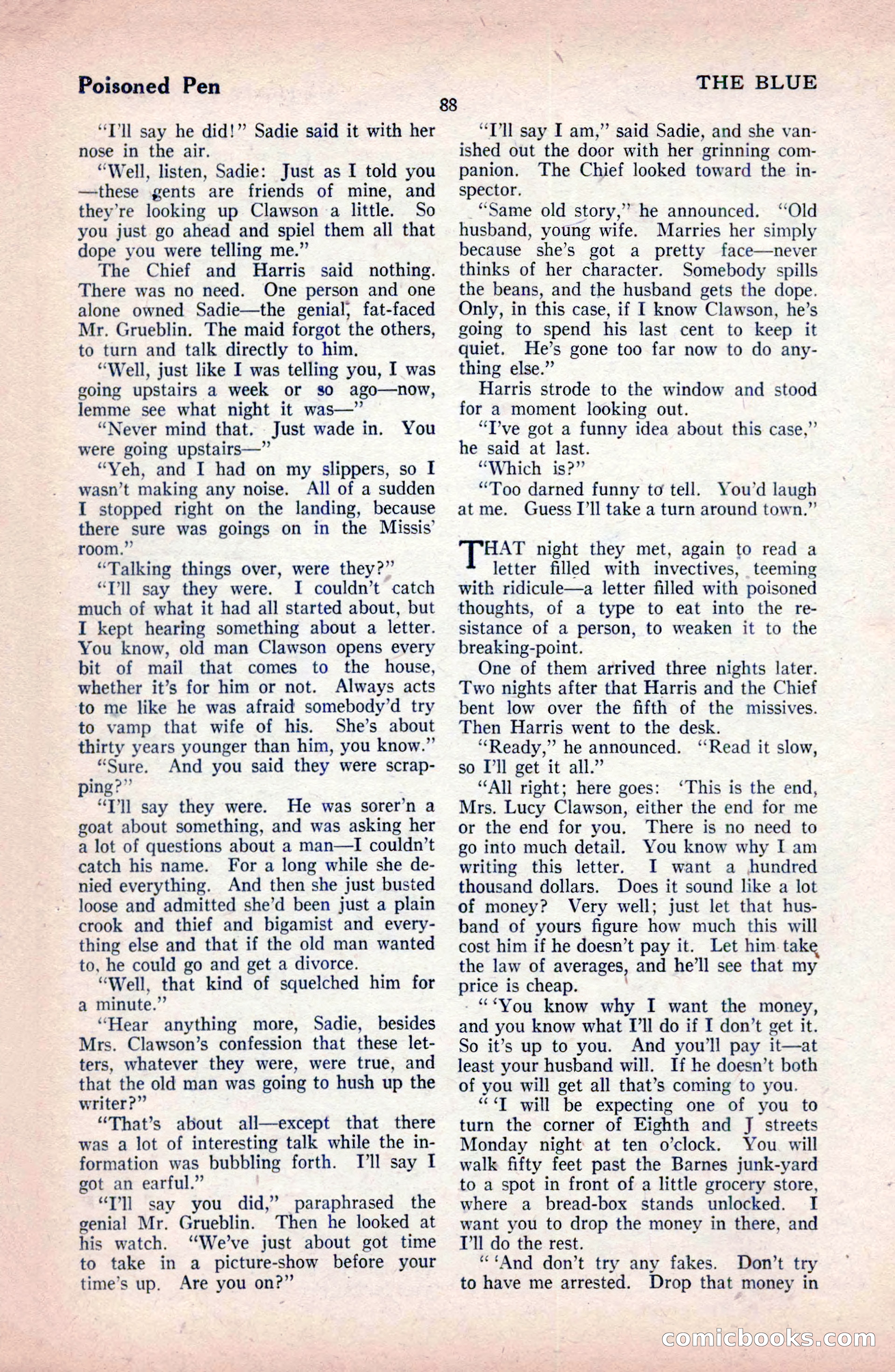 The Blue Book Magazine, February 1921 — page 94 of 212