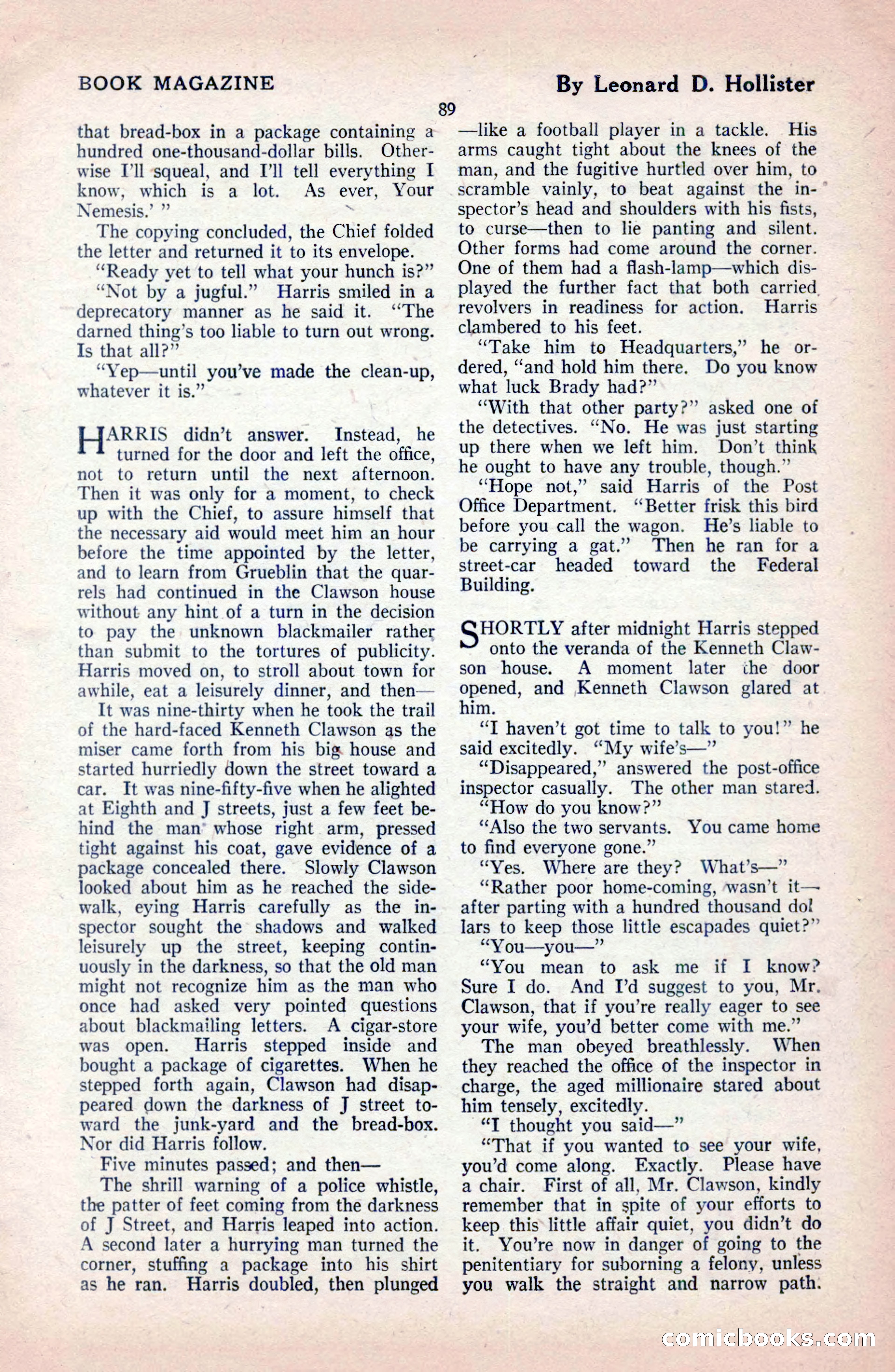 The Blue Book Magazine, February 1921 — page 95 of 212
