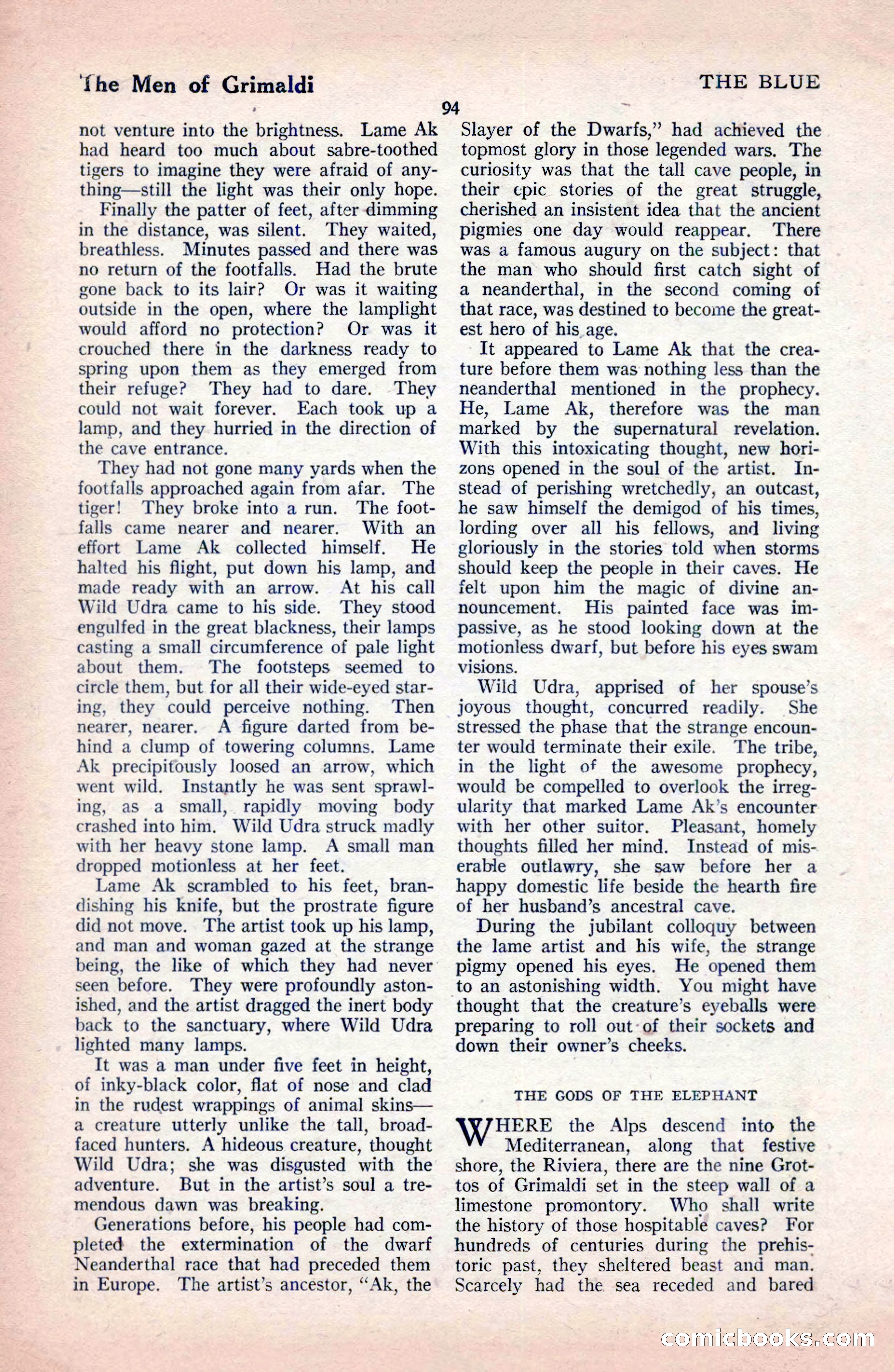 The Blue Book Magazine, February 1921 — page 100 of 212