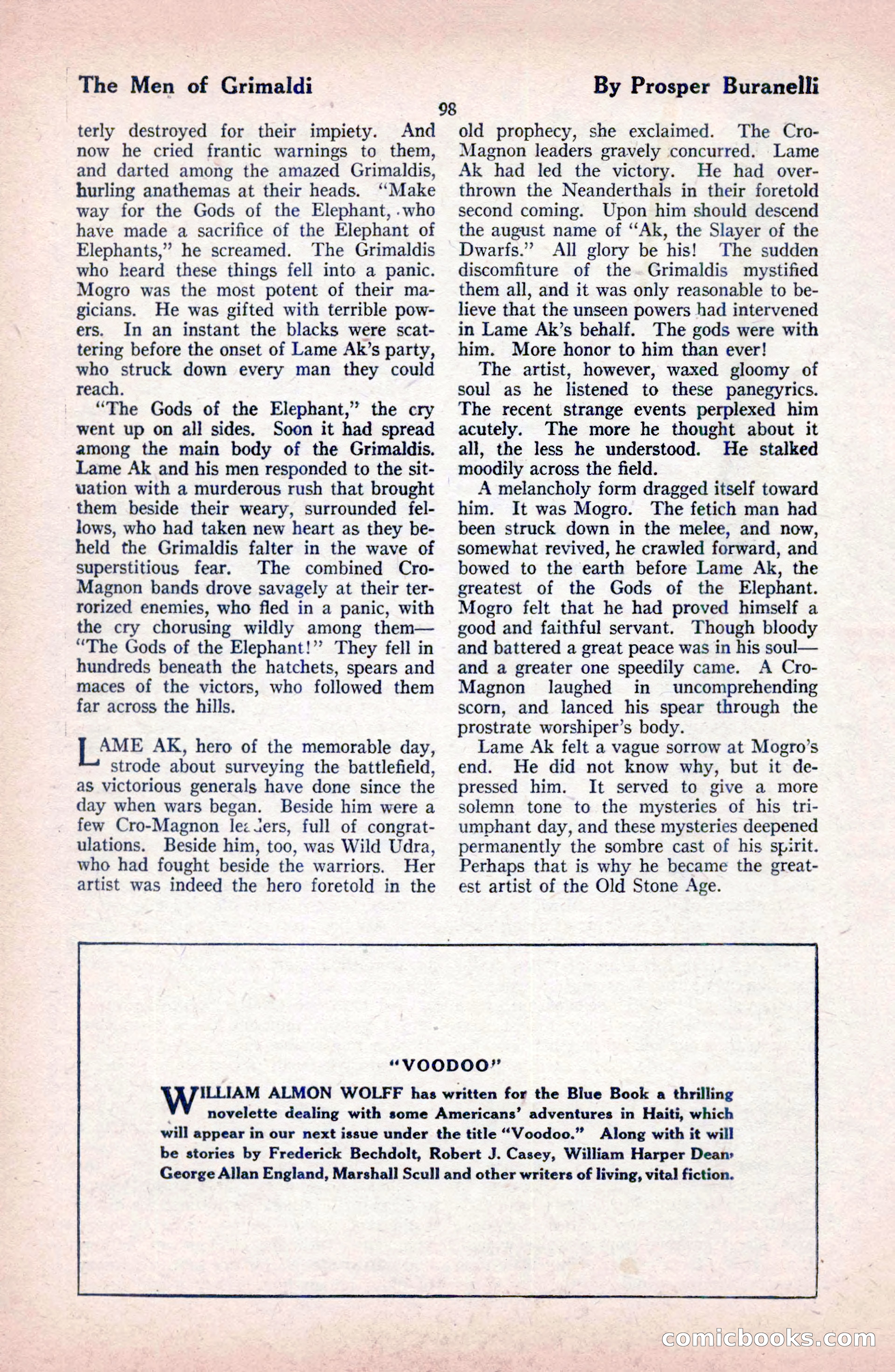 The Blue Book Magazine, February 1921 — page 104 of 212