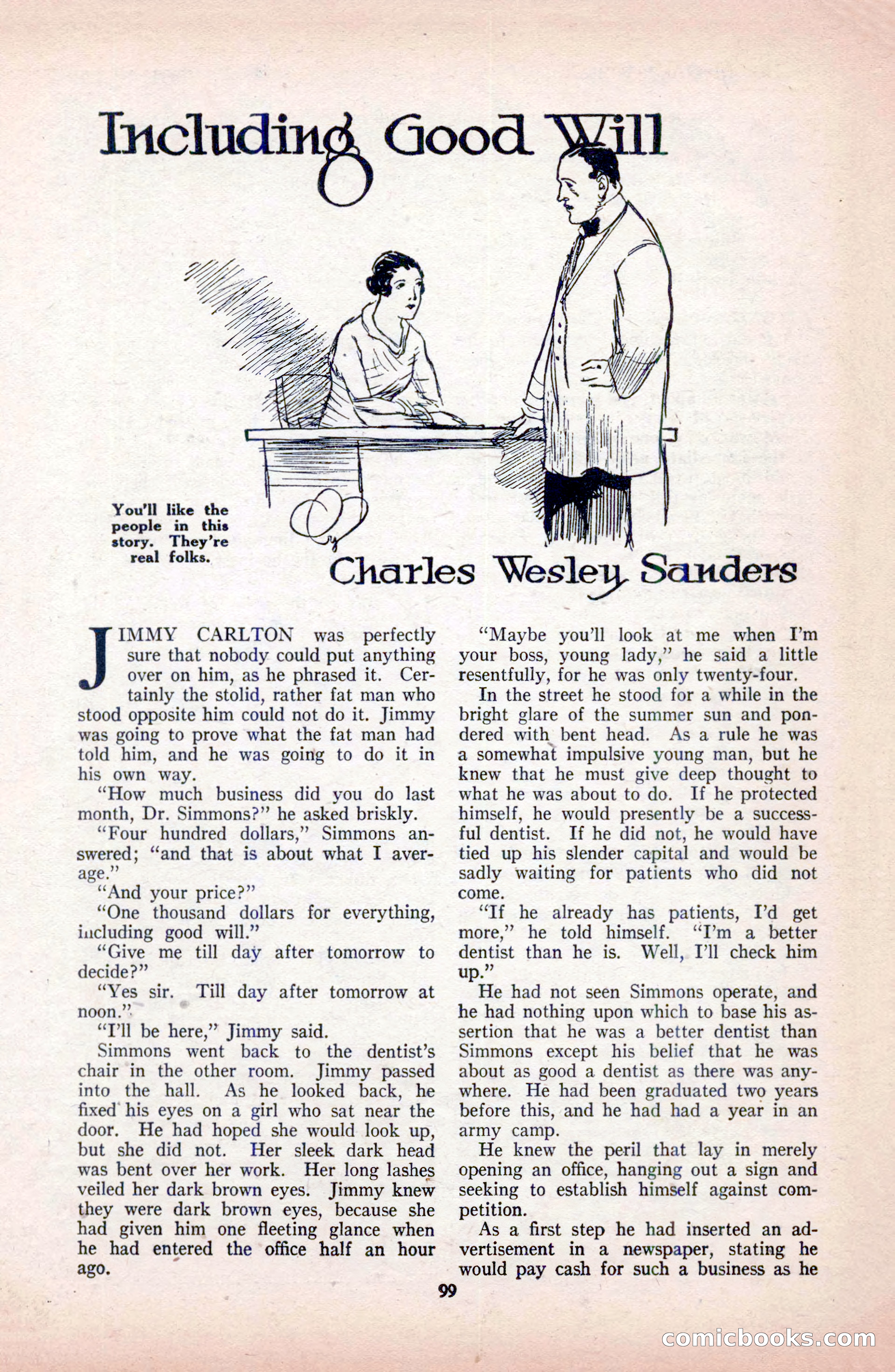 The Blue Book Magazine, February 1921 — page 105 of 212