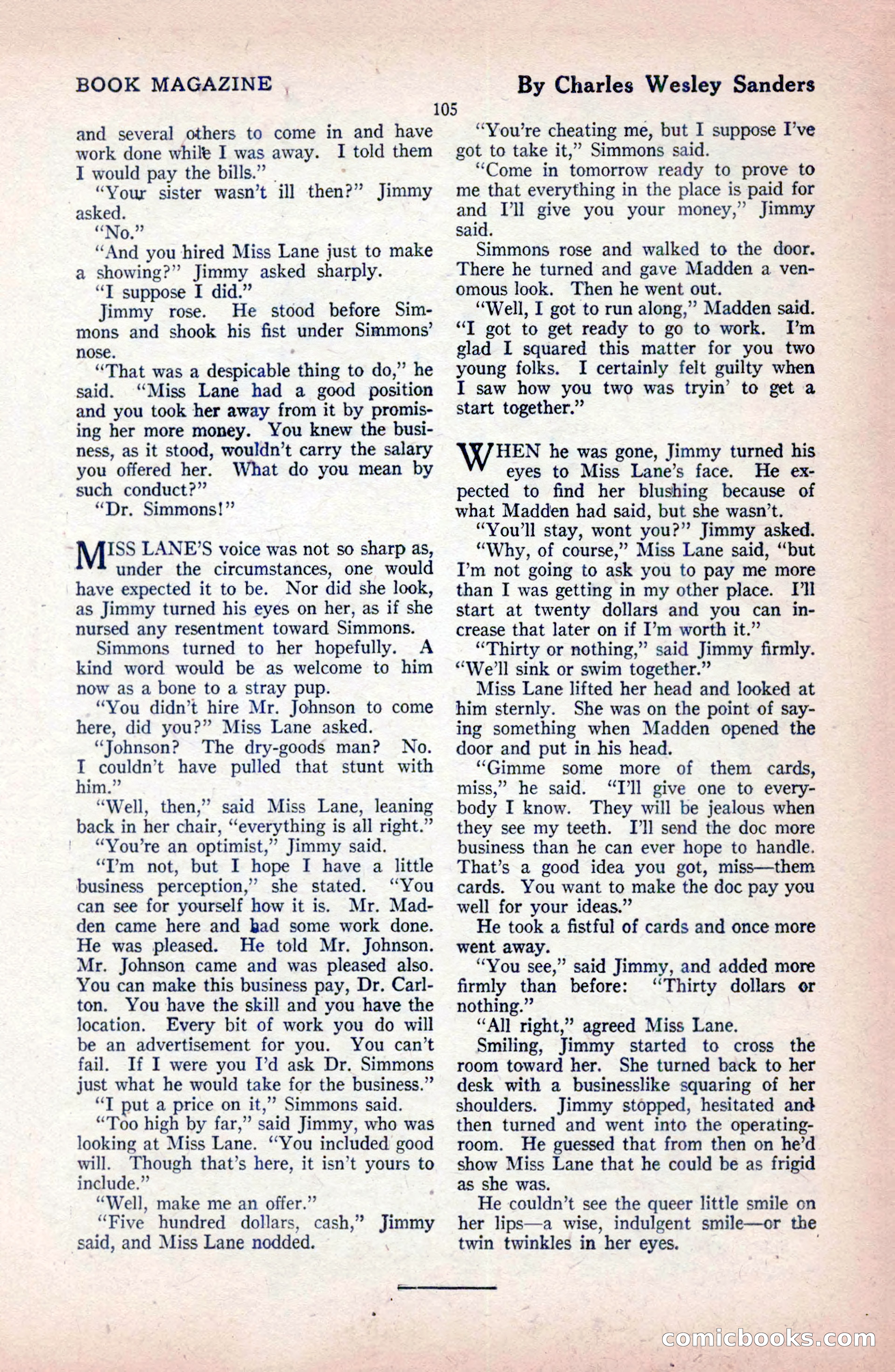 The Blue Book Magazine, February 1921 — page 111 of 212