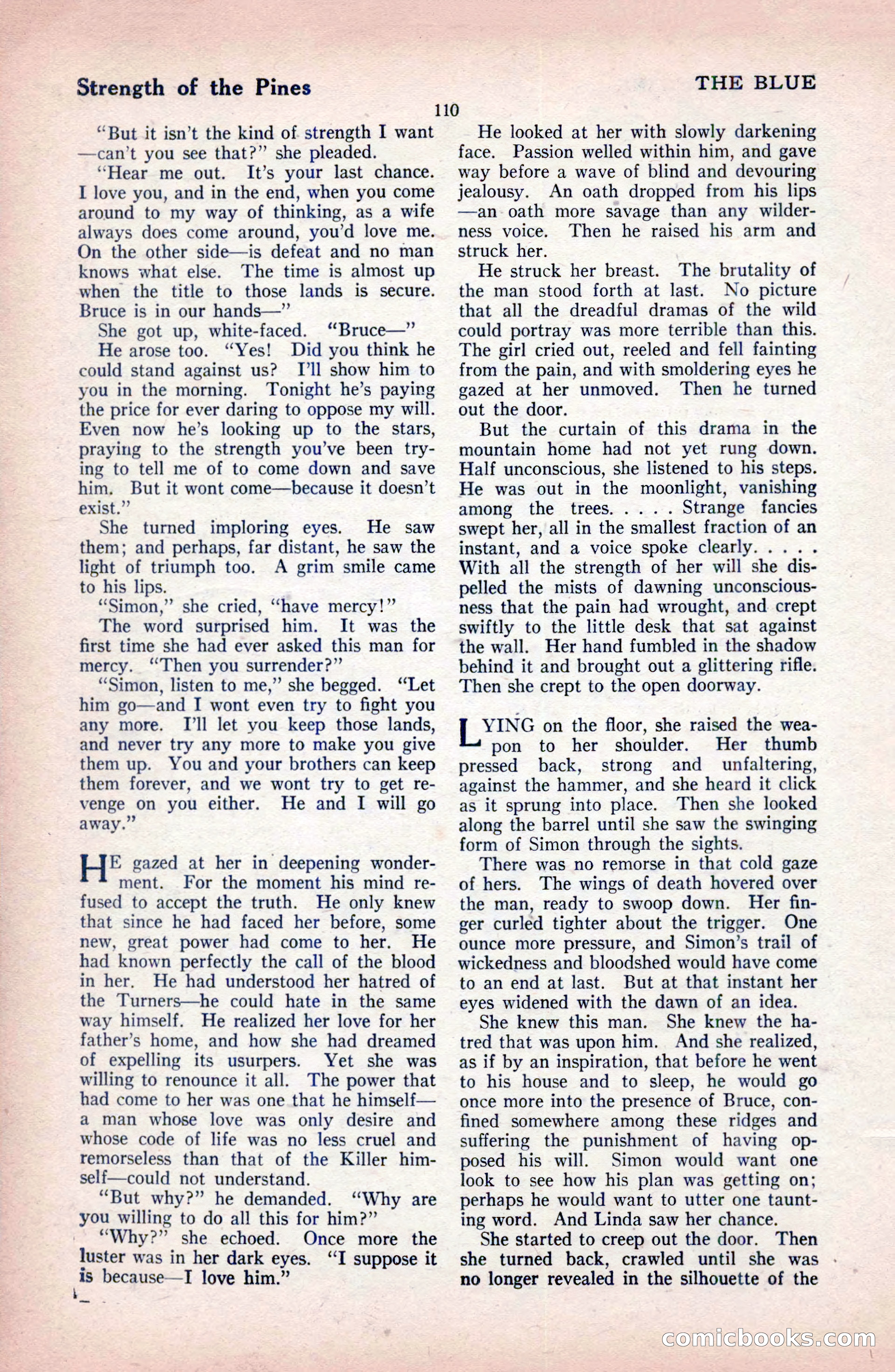 The Blue Book Magazine, February 1921 — page 116 of 212
