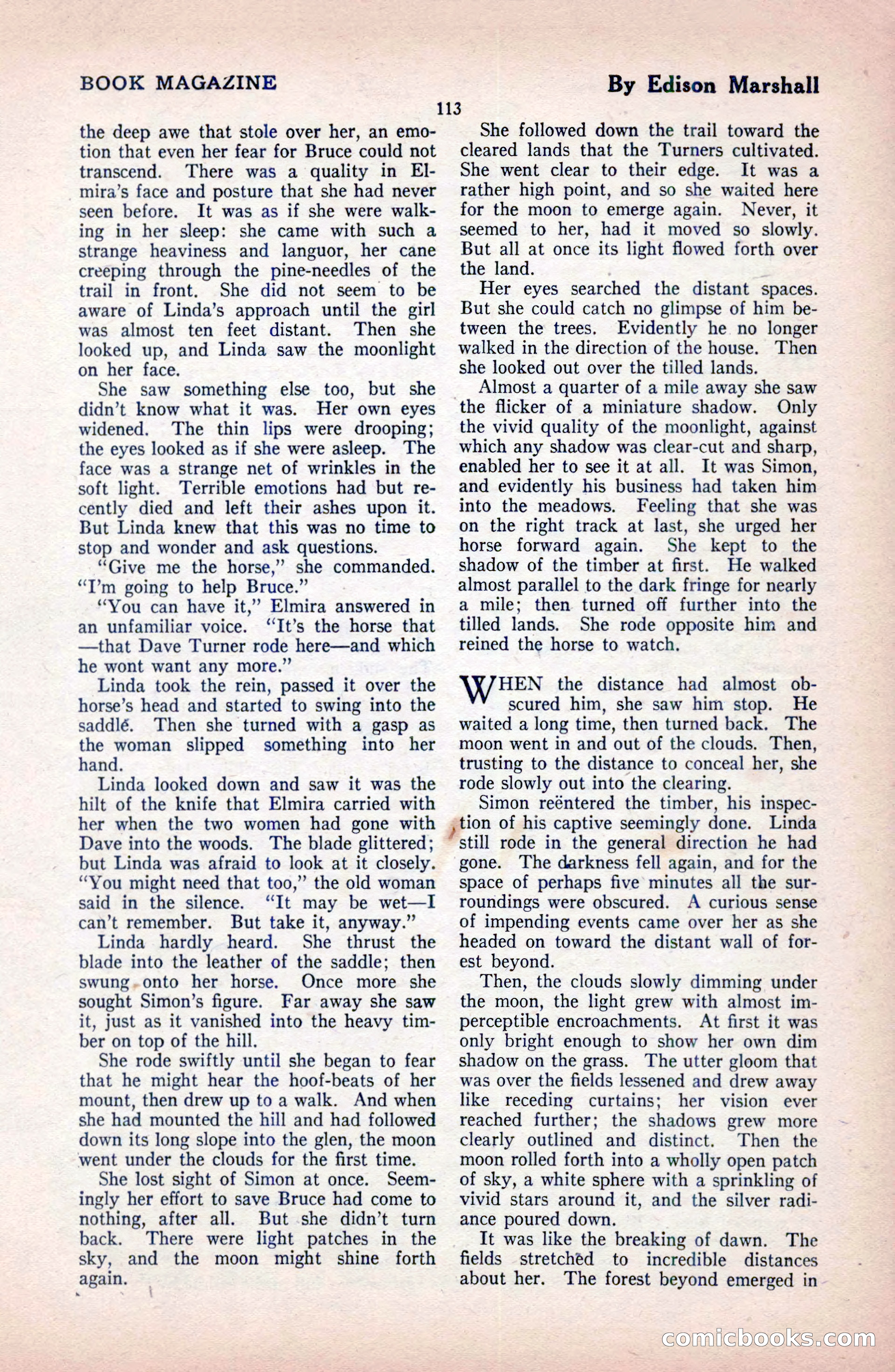 The Blue Book Magazine, February 1921 — page 119 of 212